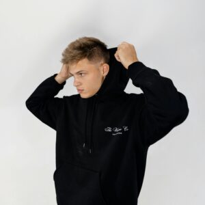 black oversized hoodie | pavibe streetwear