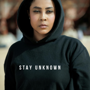 stay unknown minimal mystery streetwear hoodie
