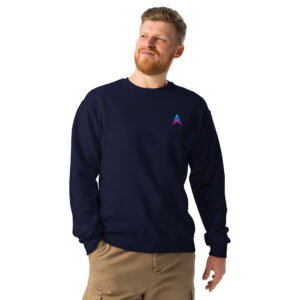 Gradient Chevron Sweatshirt