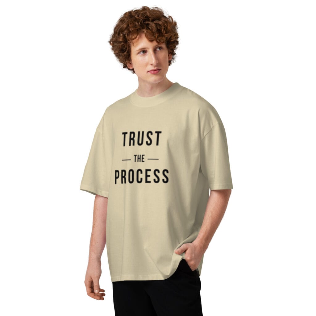 unisex organic oversized high neck t shirt