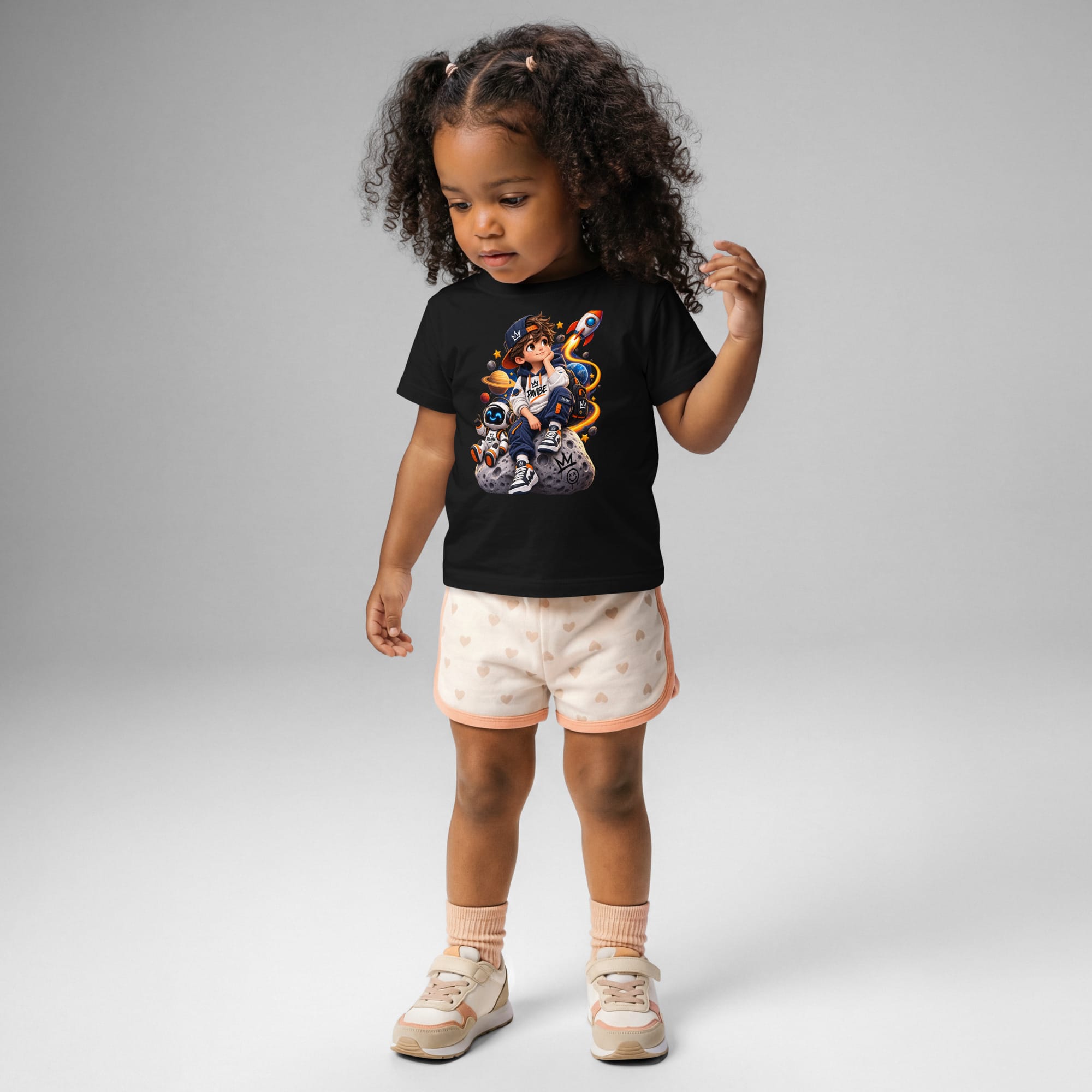 Kids Space T-Shirt | Graphic Astronaut Tee | PAVIBE - Image 11