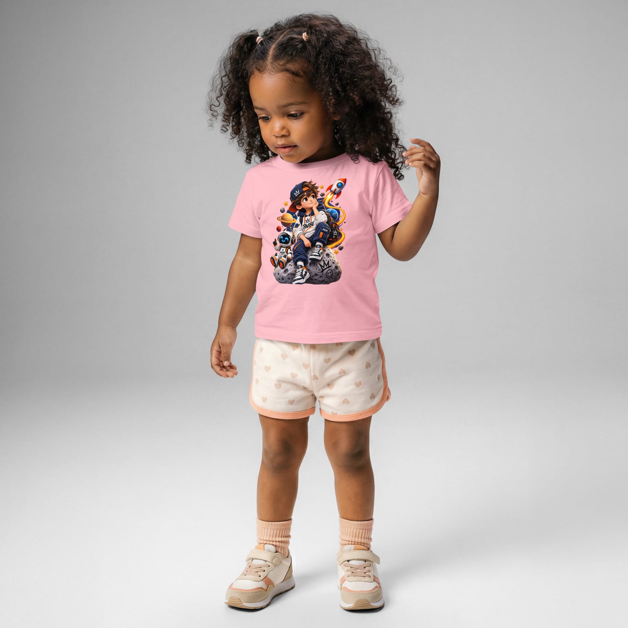 Kids Space T-Shirt | Graphic Astronaut Tee | PAVIBE - Image 8