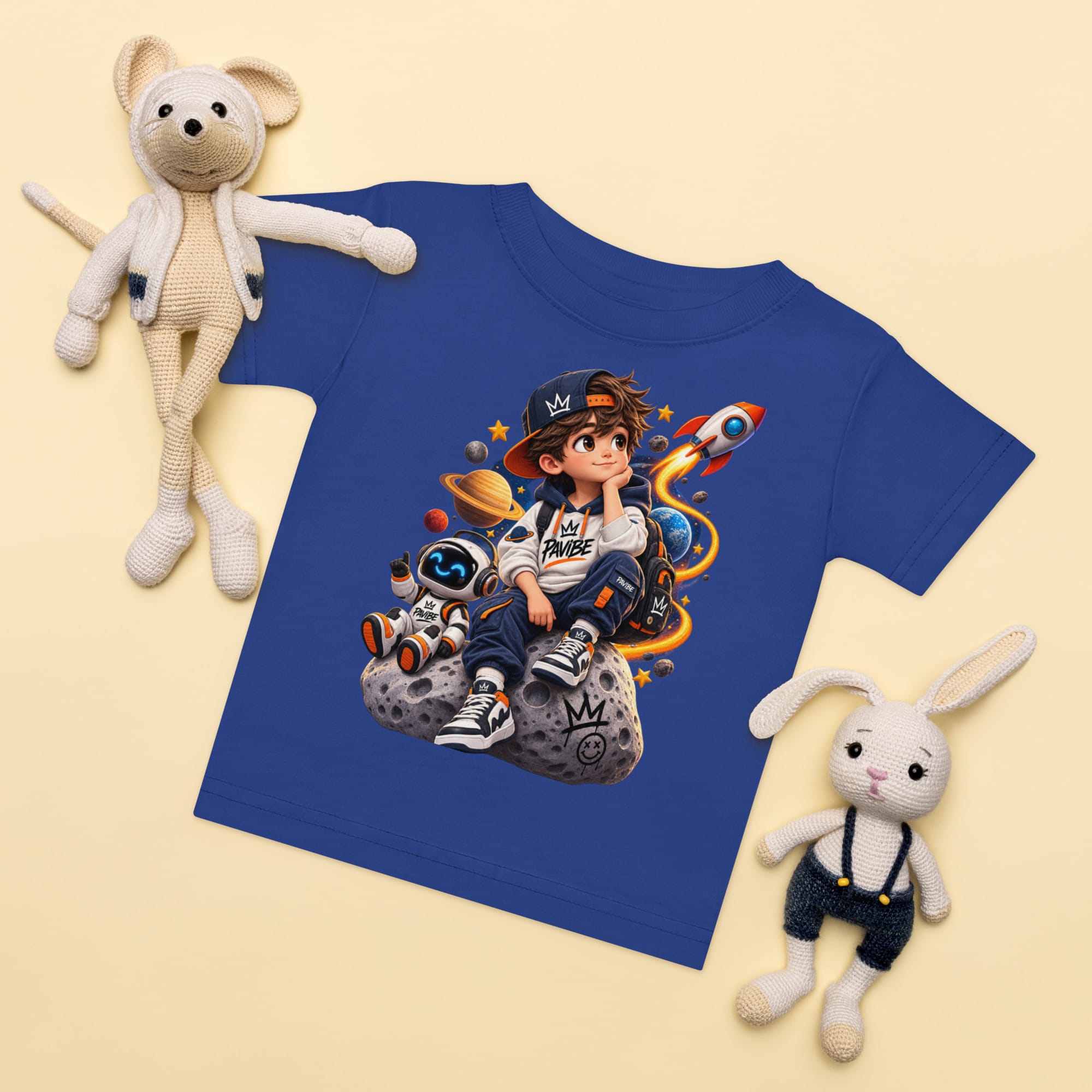 Kids Space T-Shirt | Graphic Astronaut Tee | PAVIBE - Image 14