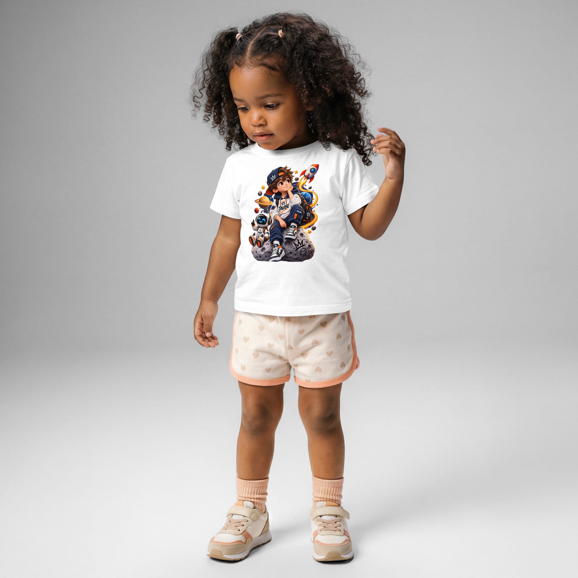 Kids Space T-Shirt | Graphic Astronaut Tee | PAVIBE - Image 12