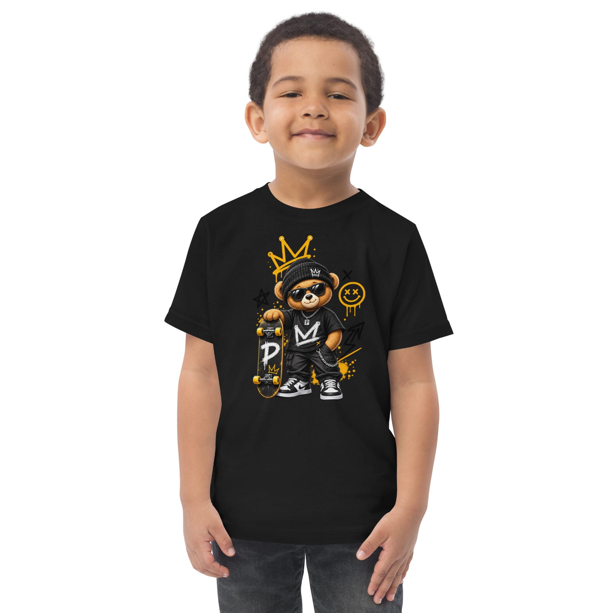 Toddler Graphic T-Shirt | Pavibe Bear Streetwear - Image 2