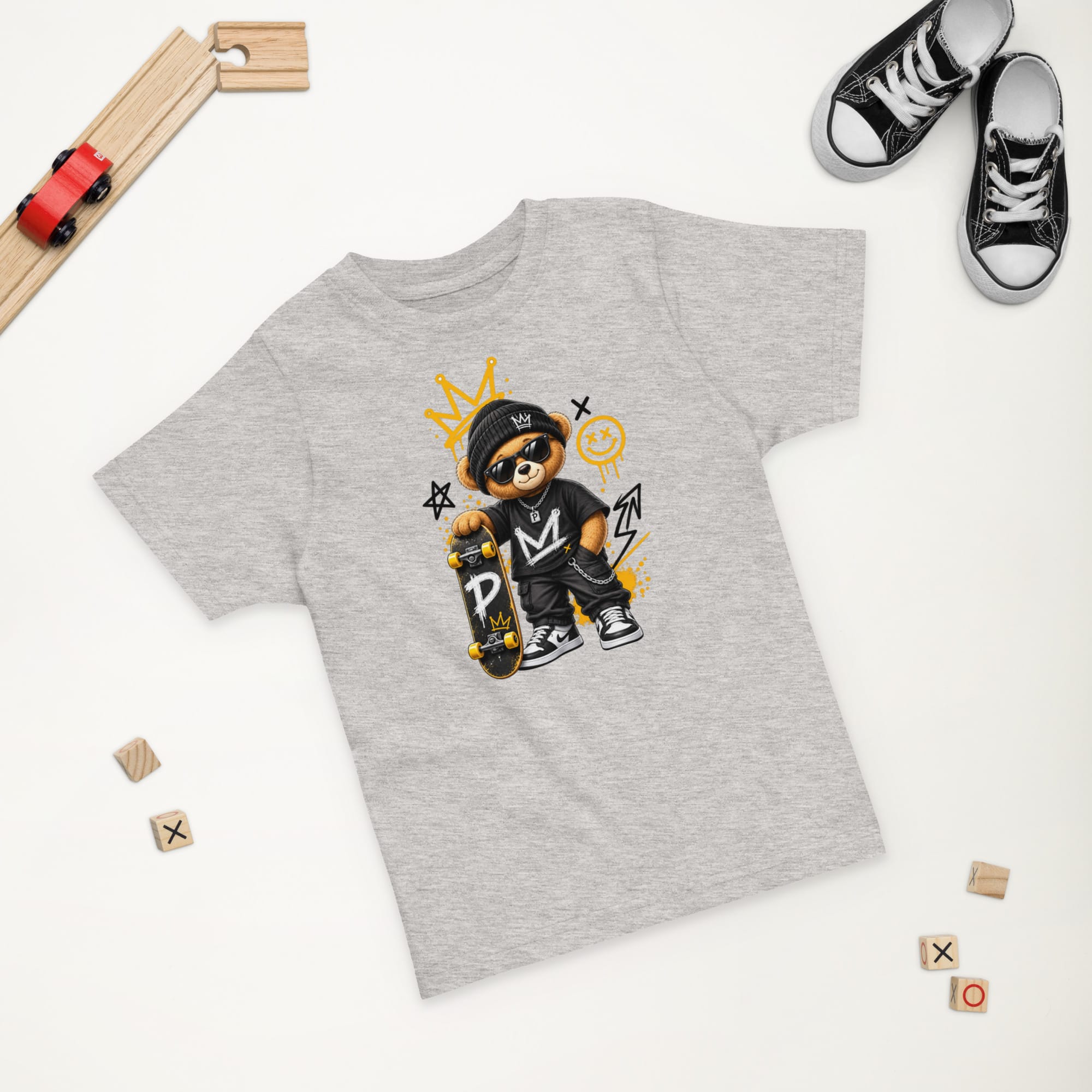 Toddler Graphic T-Shirt | Pavibe Bear Streetwear - Image 9