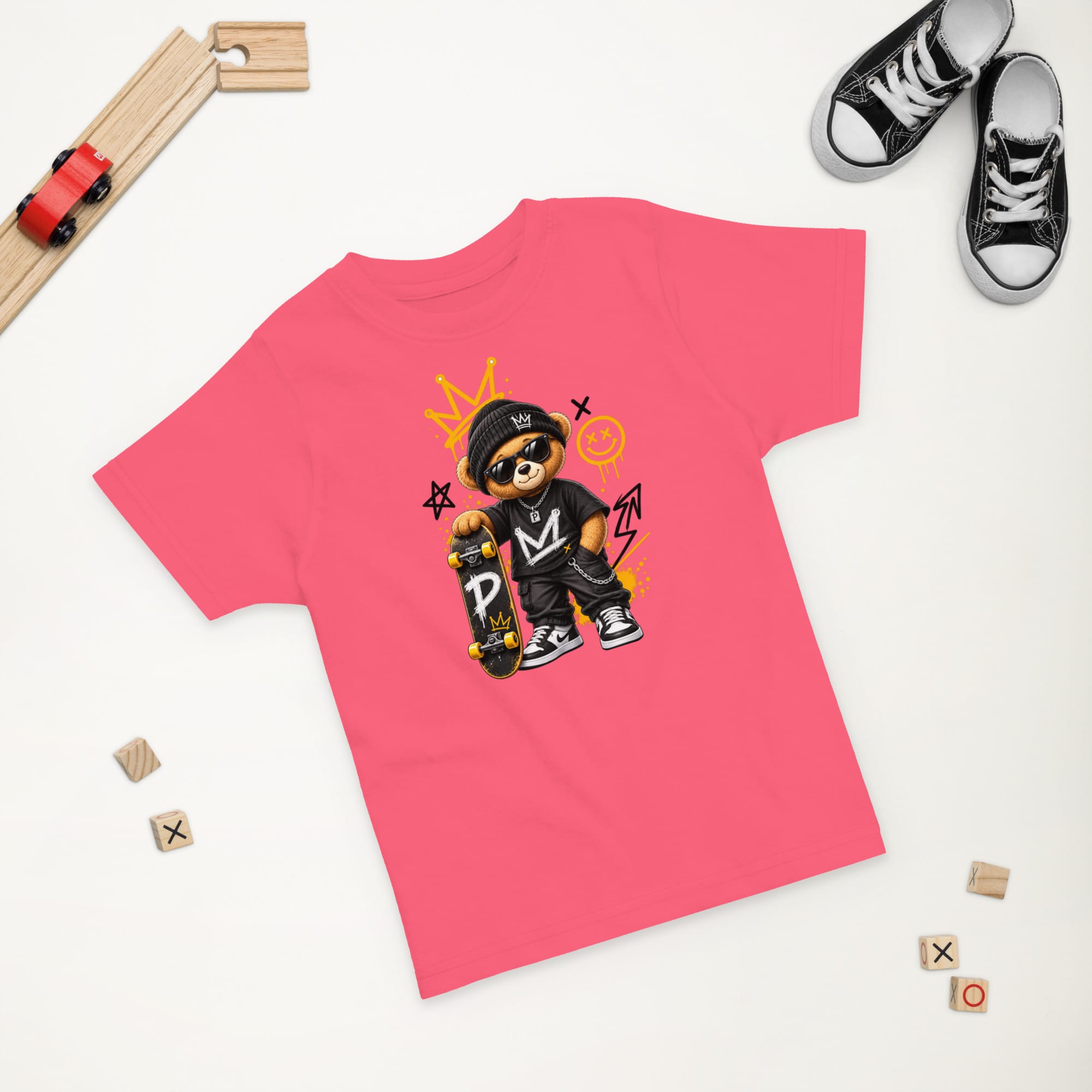 Toddler Graphic T-Shirt | Pavibe Bear Streetwear - Image 12