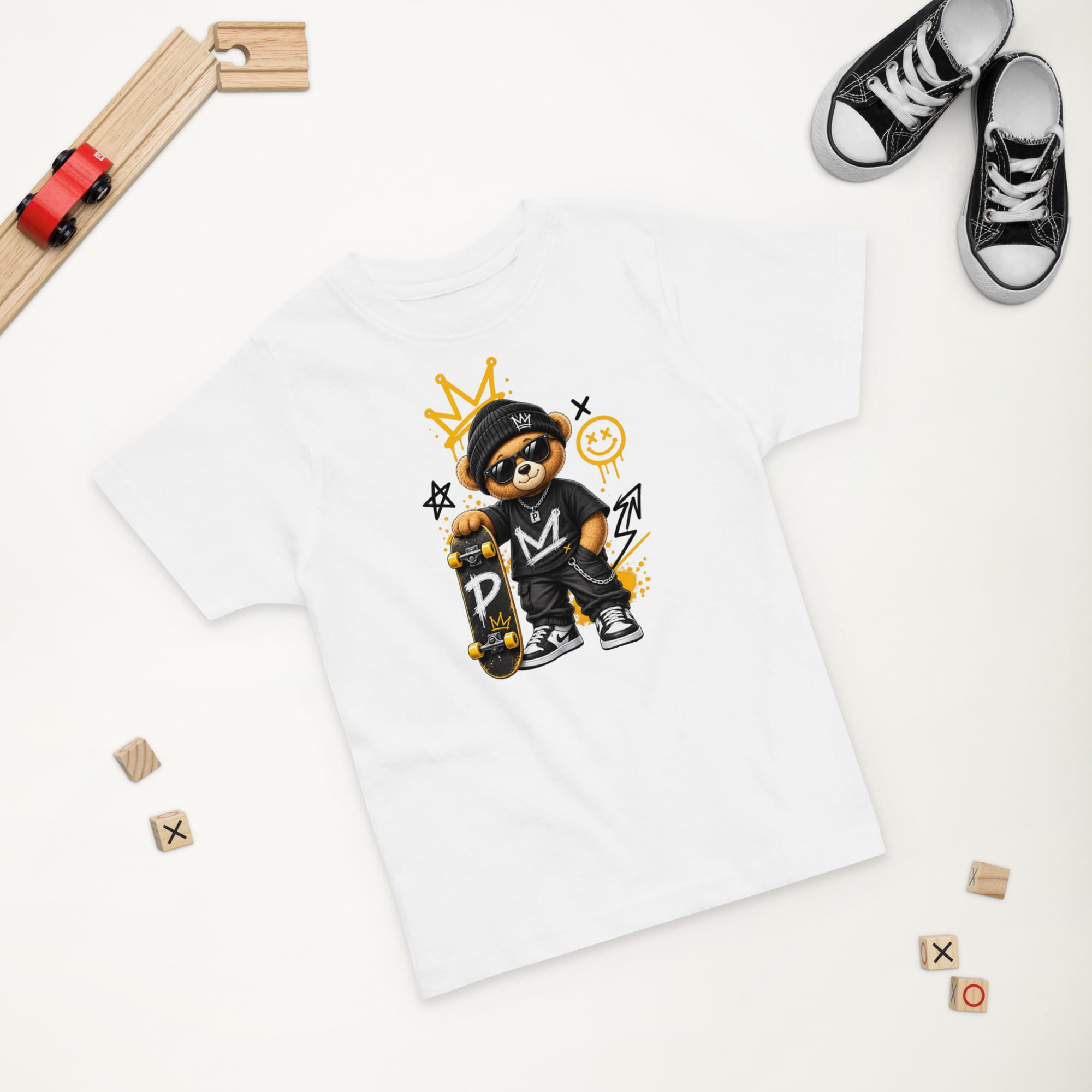 Toddler Graphic T-Shirt | Pavibe Bear Streetwear - Image 10
