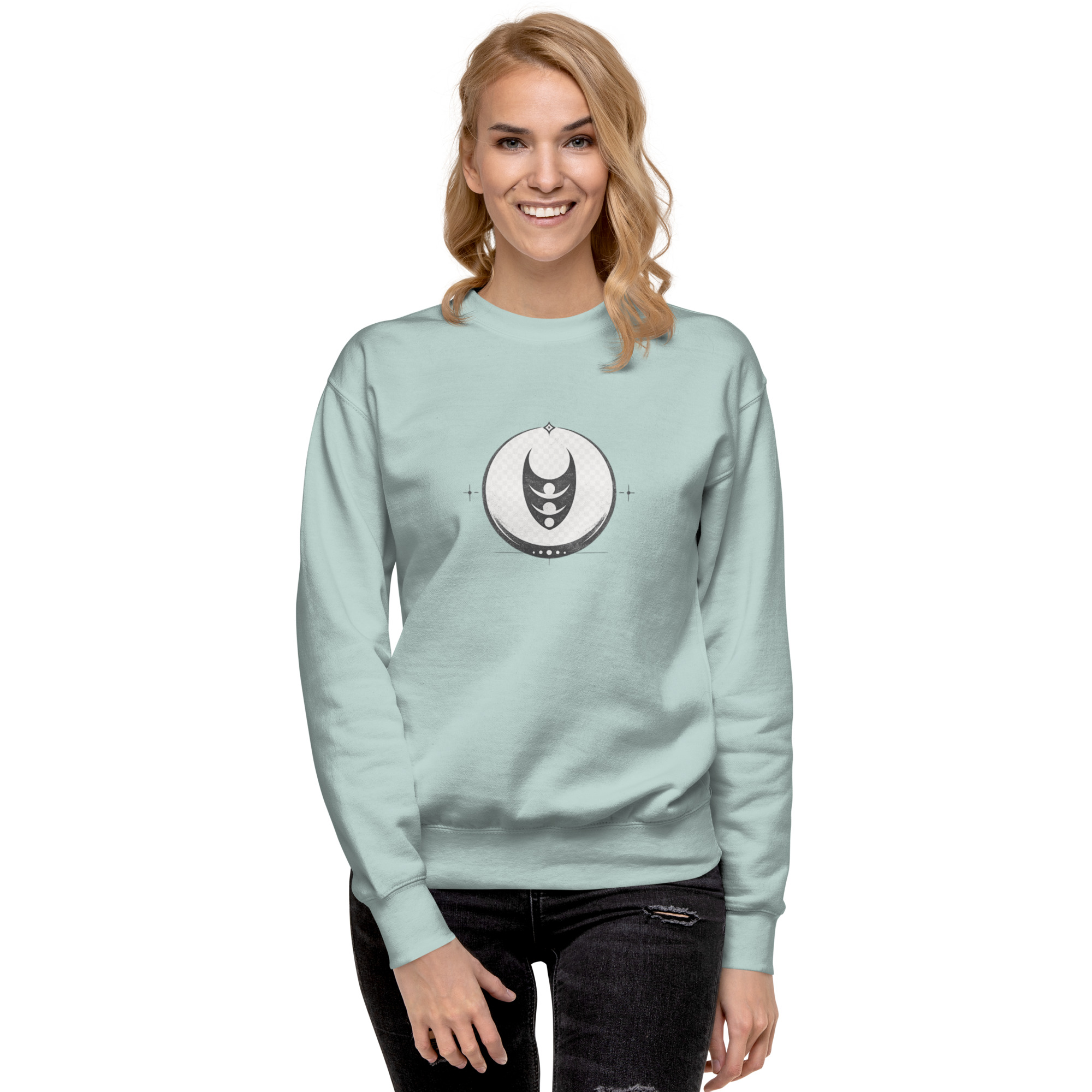 unisex premium sweatshirt agave front 2 6a6f88e426fab.jpg