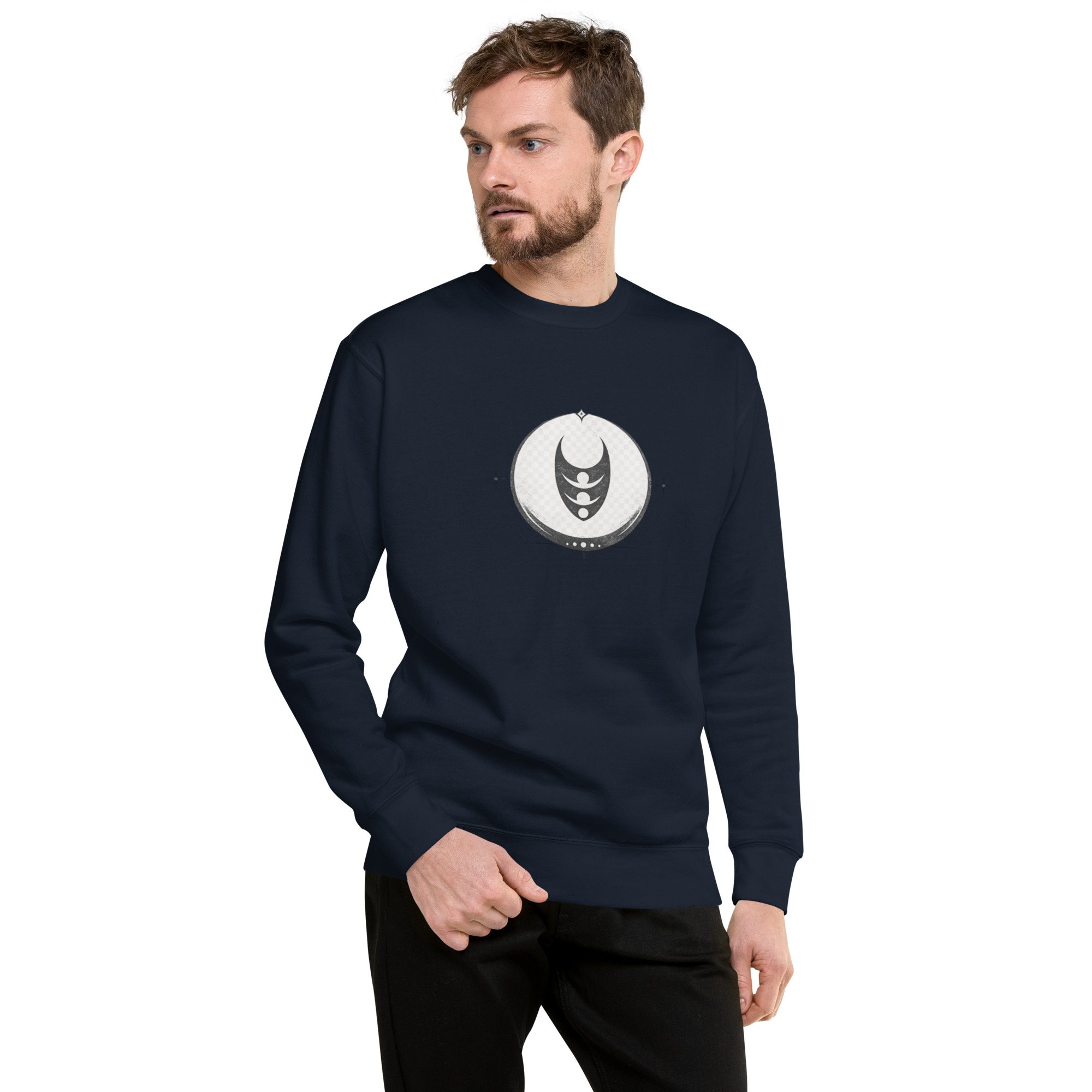 unisex premium sweatshirt navy blazer front 6a6f88e424518.jpg