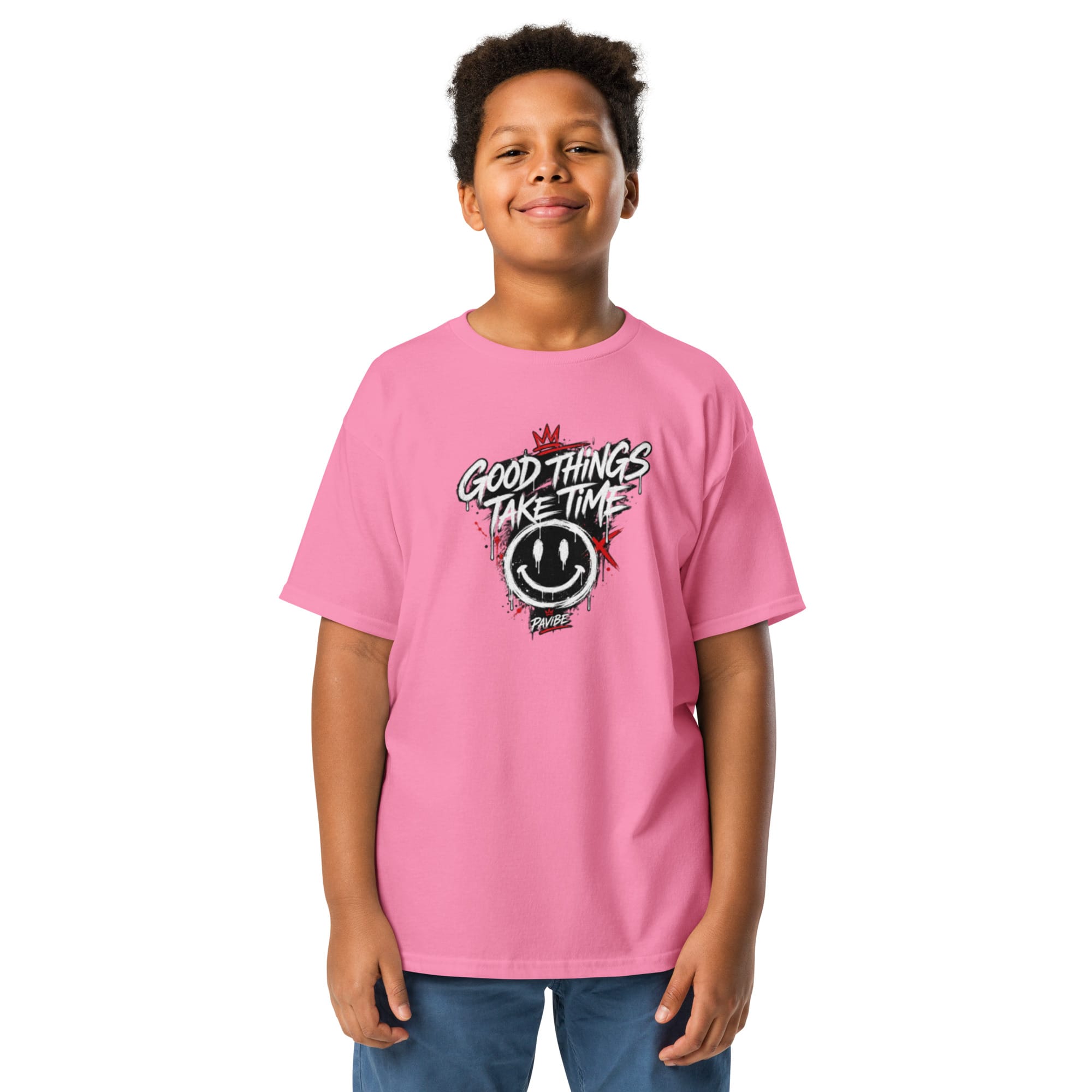 Kids Graphic T-Shirt | Pavibe Good Things Take Time - Image 66