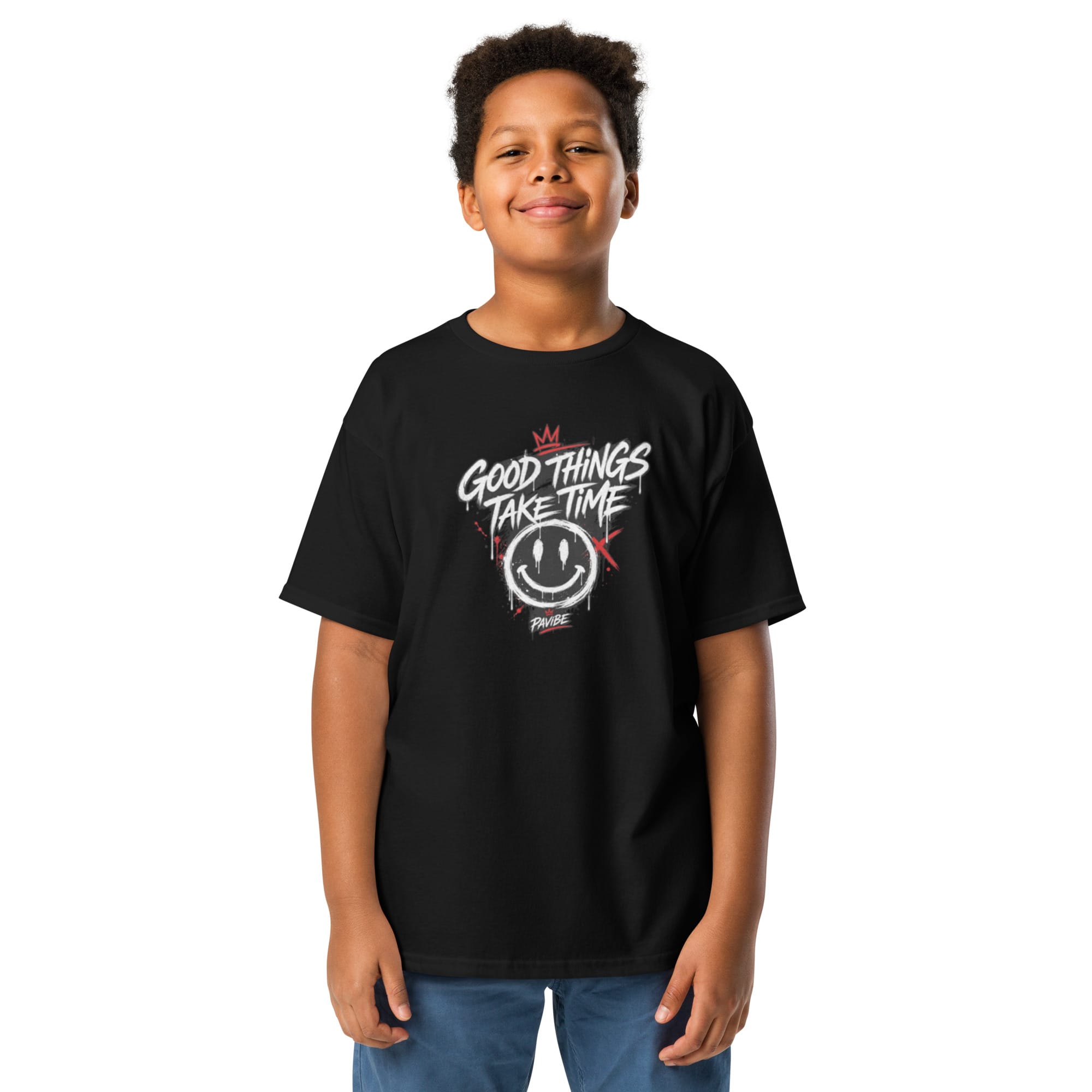 Kids Graphic T-Shirt | Pavibe Good Things Take Time - Image 51