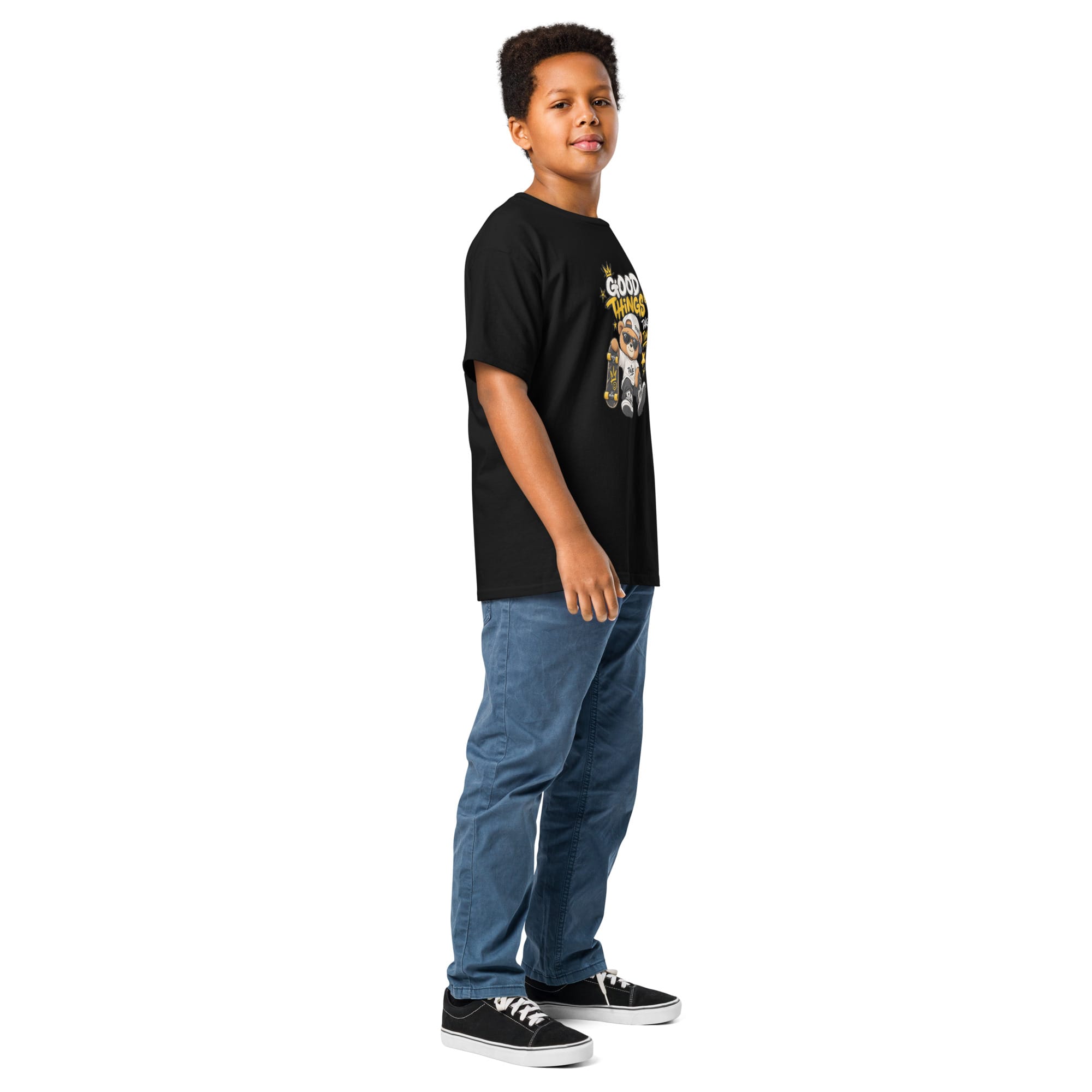 Kids Graphic T-Shirt | Pavibe Good Things Take Time - Image 28