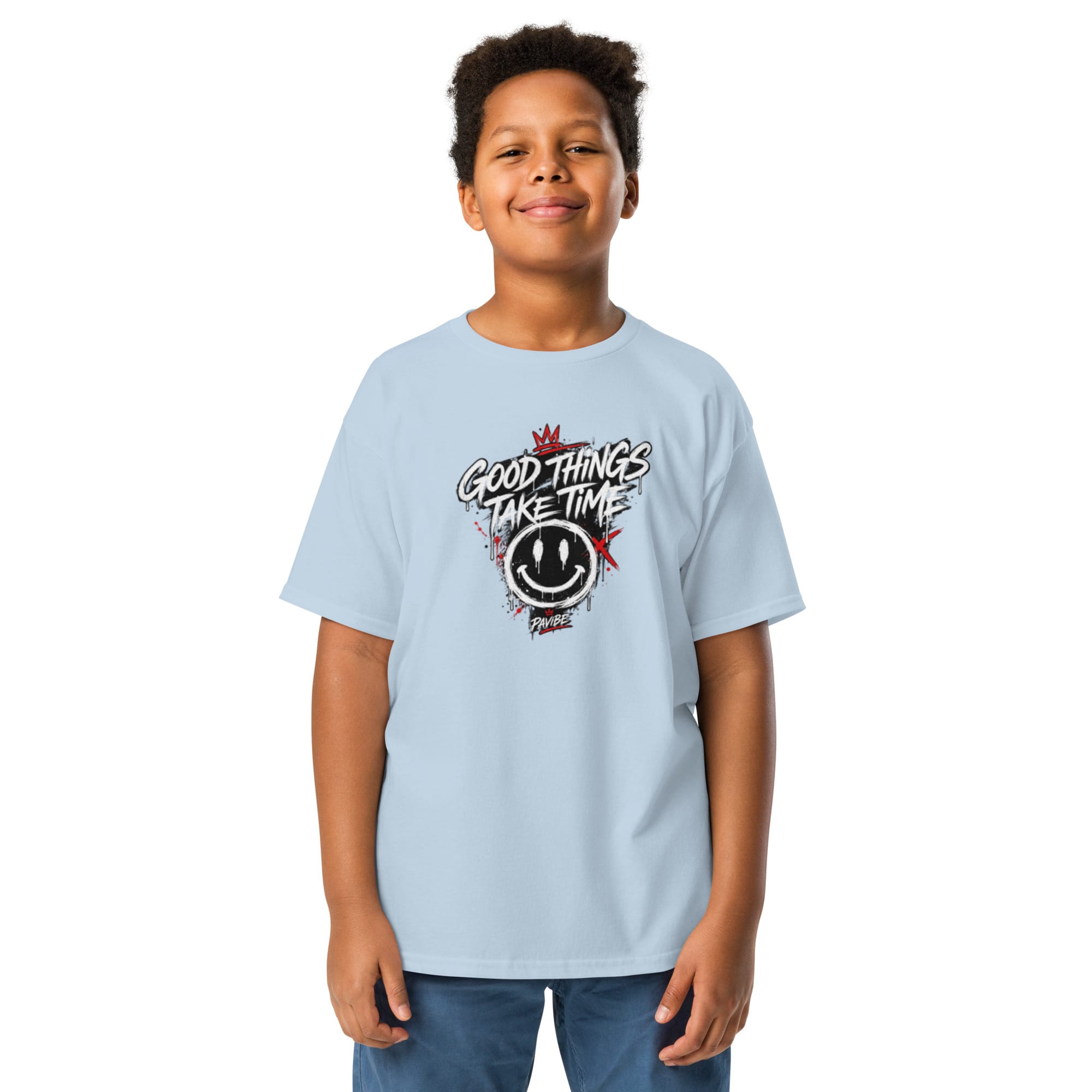 Kids Graphic T-Shirt | Pavibe Good Things Take Time - Image 78