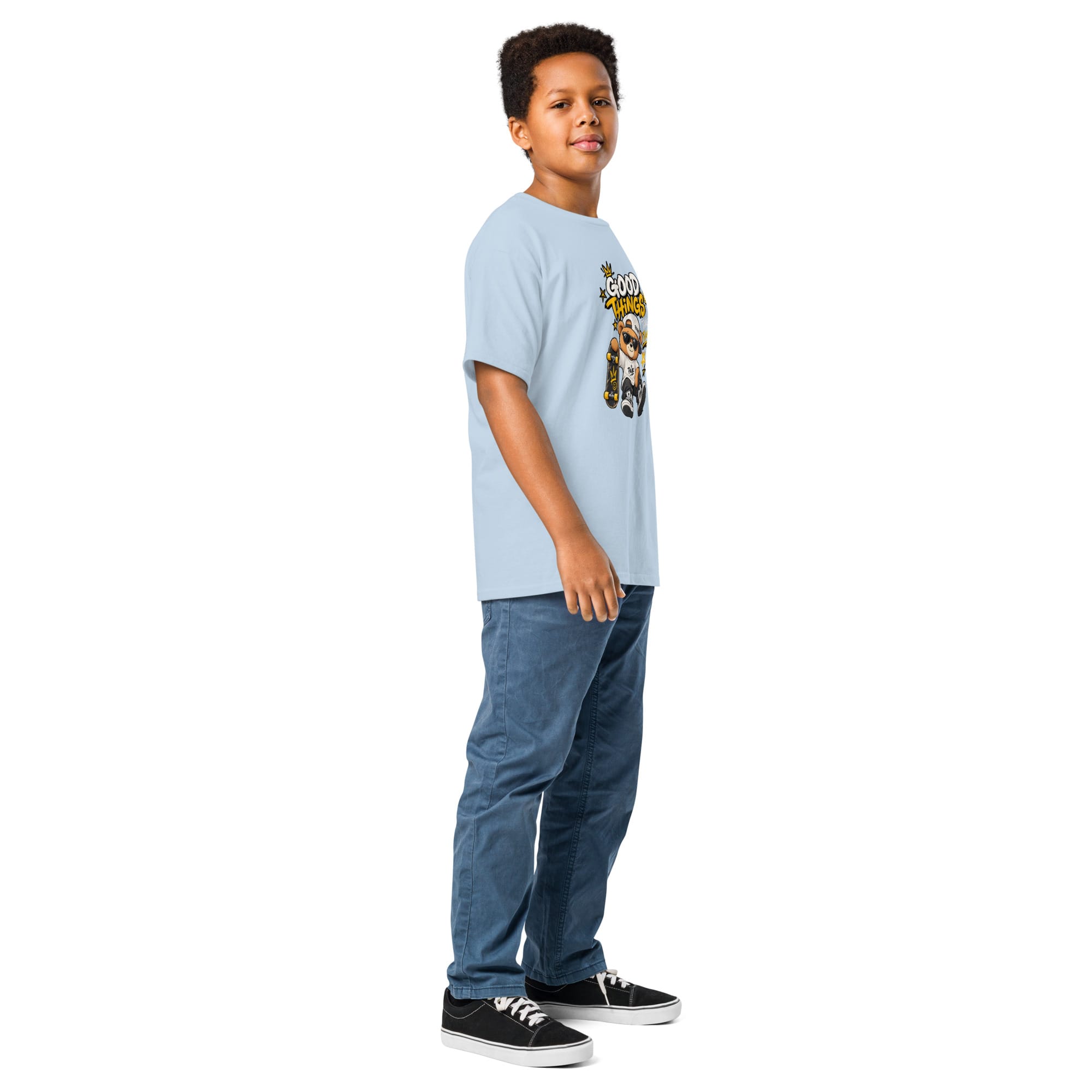 Kids Graphic T-Shirt | Pavibe Good Things Take Time - Image 22