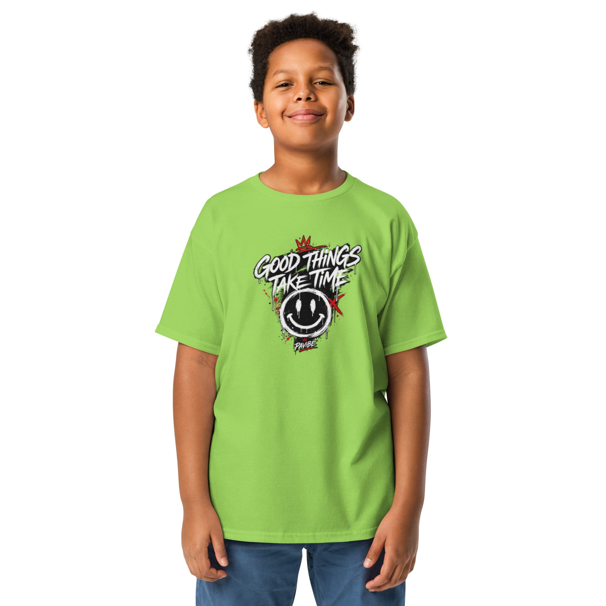 Kids Graphic T-Shirt | Pavibe Good Things Take Time - Image 72