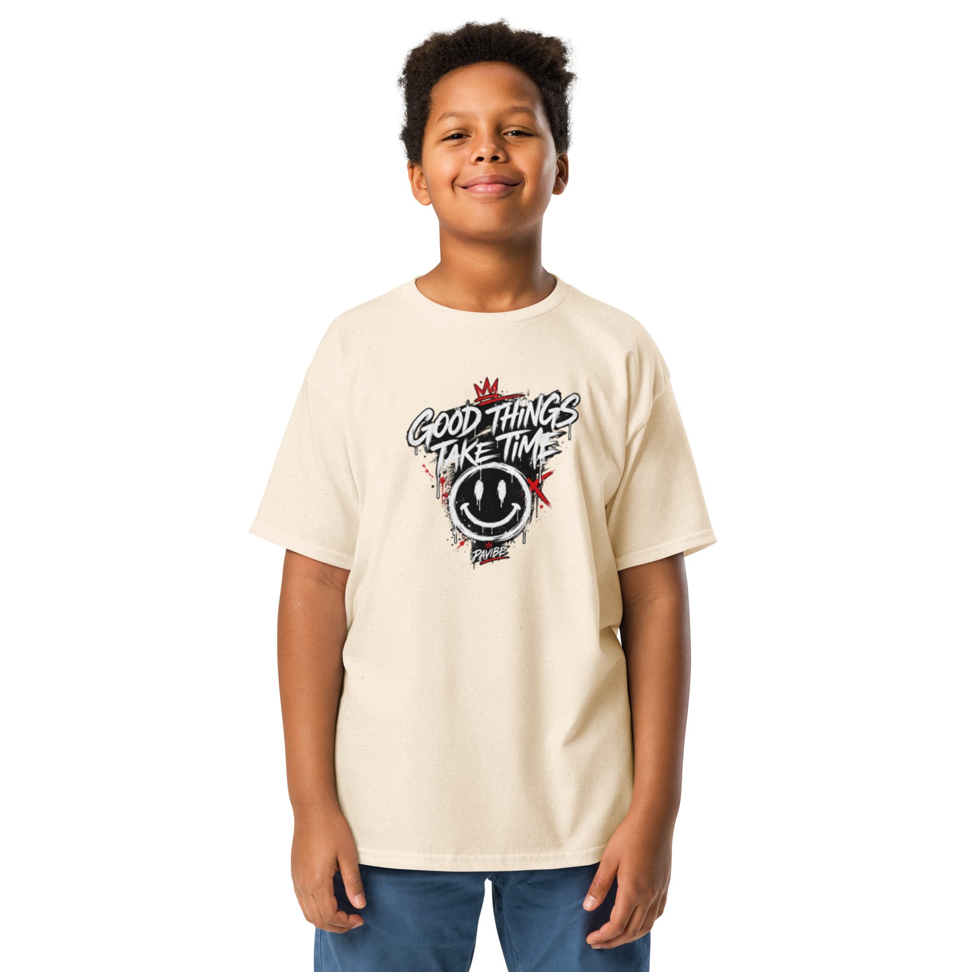 Kids Graphic T-Shirt | Pavibe Good Things Take Time