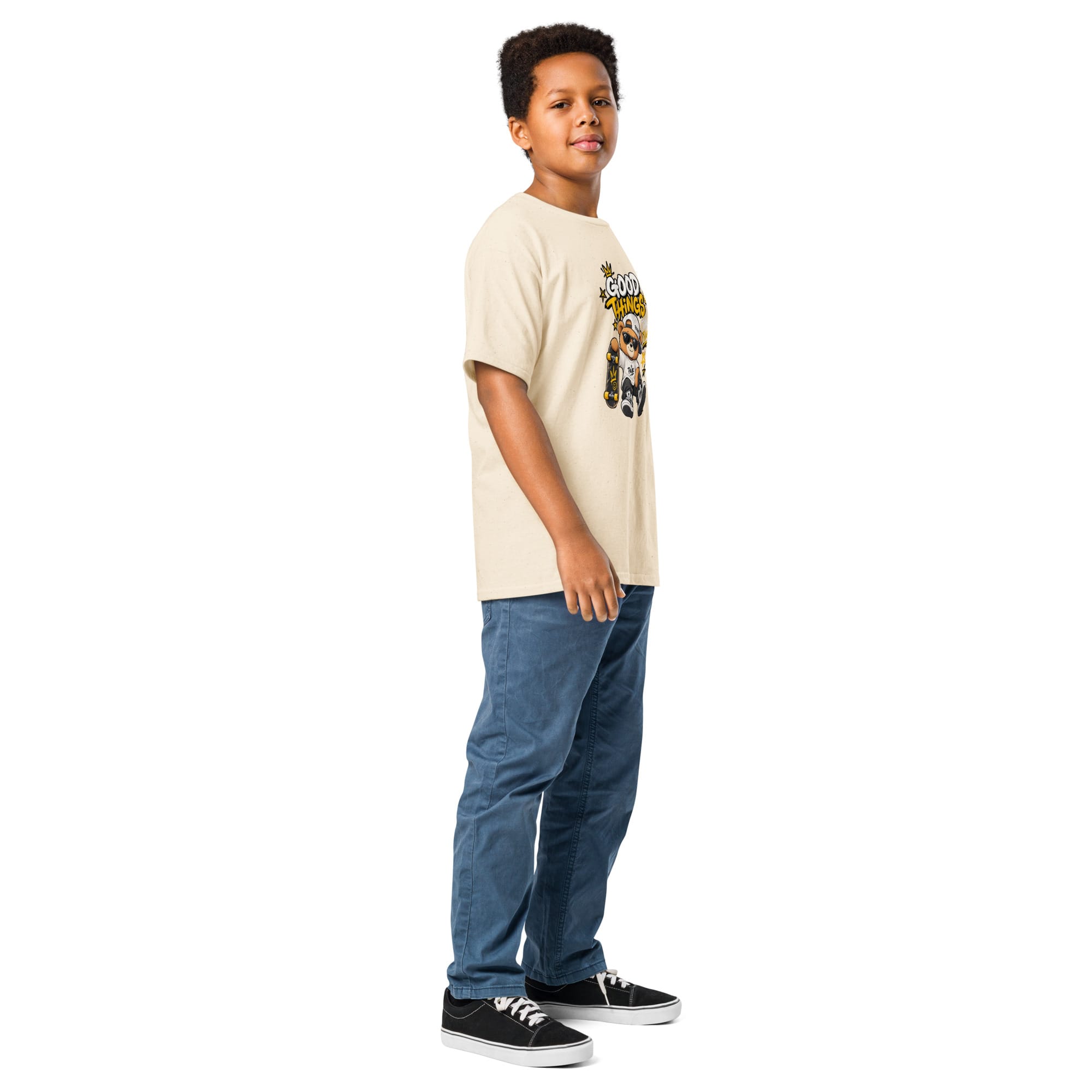 Kids Graphic T-Shirt | Pavibe Good Things Take Time - Image 48