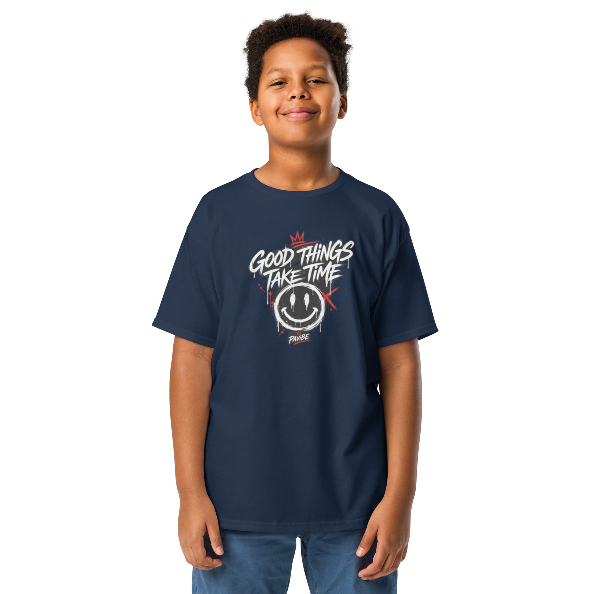 Kids Graphic T-Shirt | Pavibe Good Things Take Time - Image 54