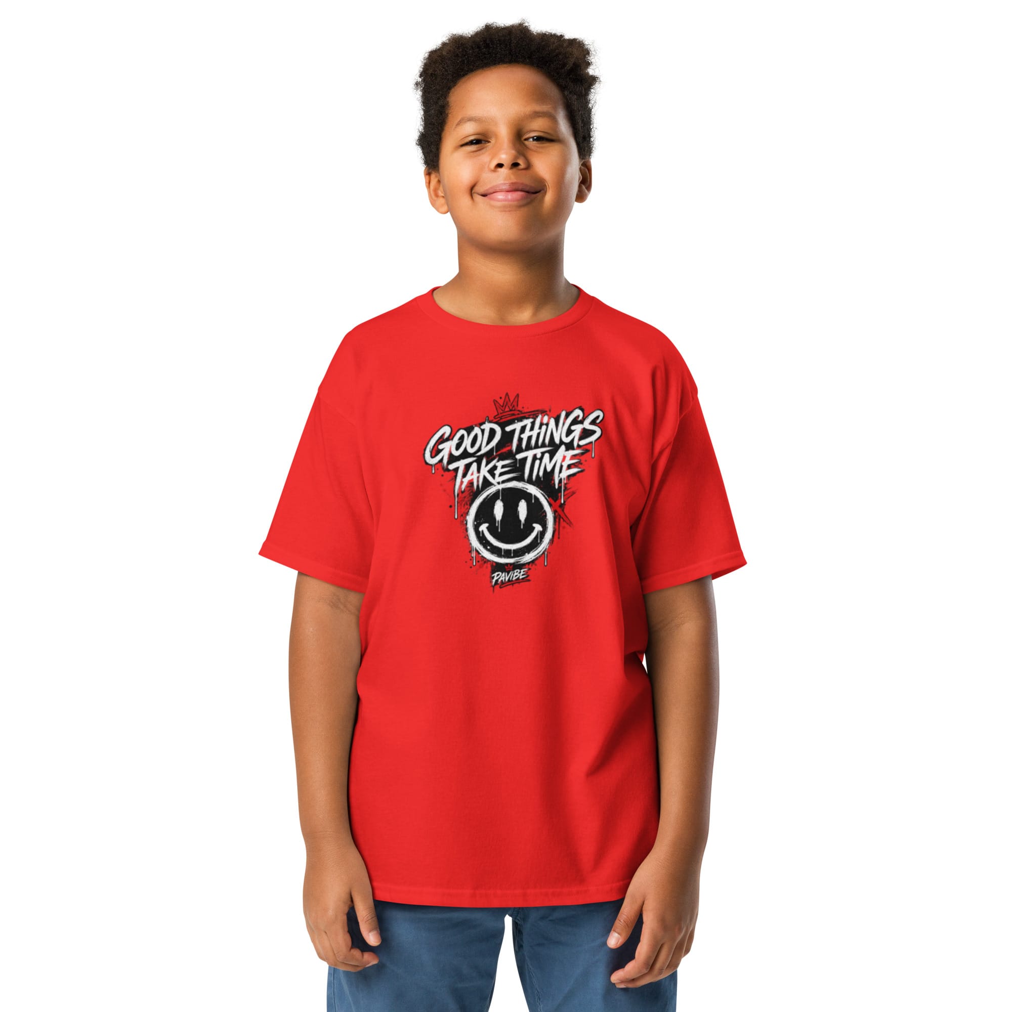 Kids Graphic T-Shirt | Pavibe Good Things Take Time - Image 57
