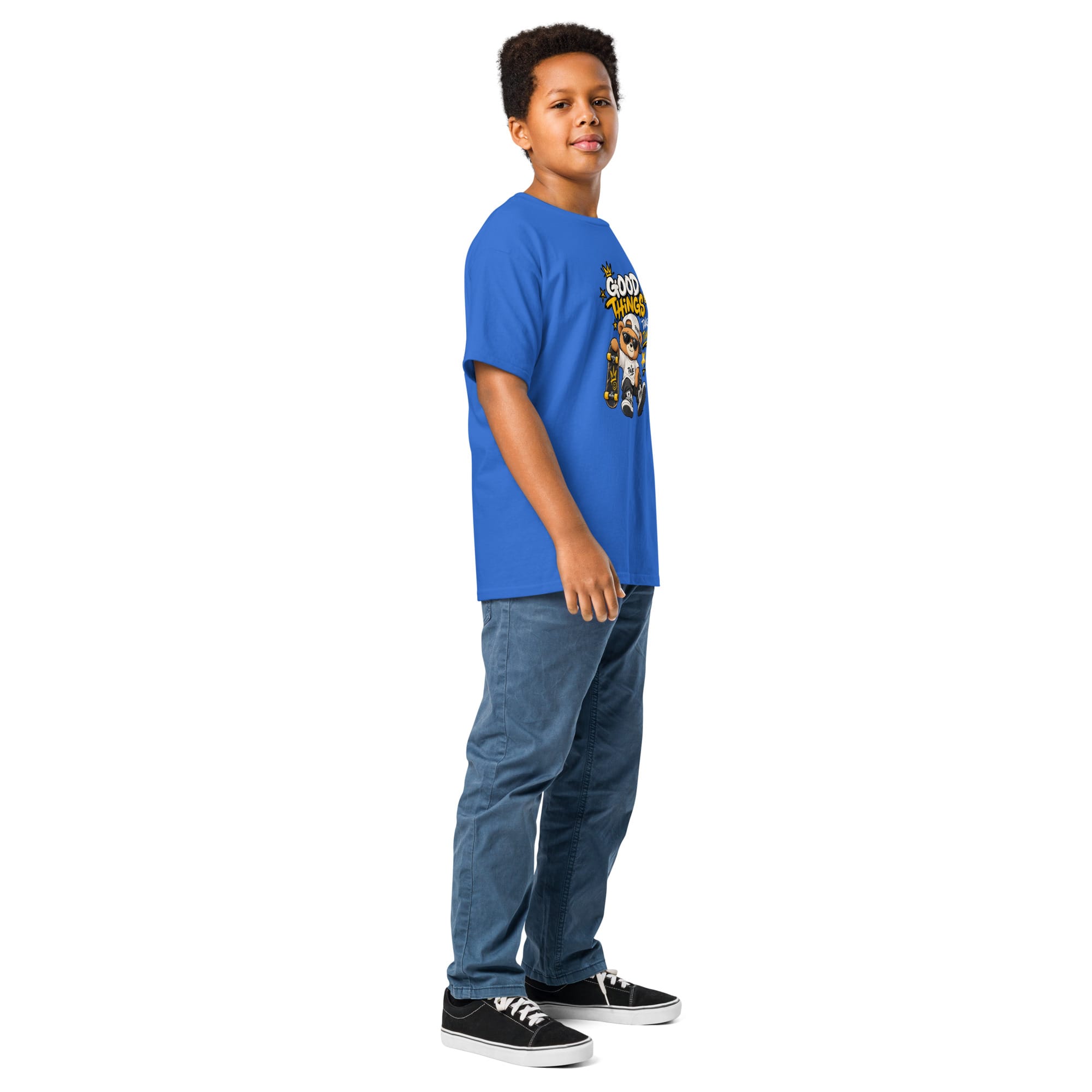 Kids Graphic T-Shirt | Pavibe Good Things Take Time - Image 34