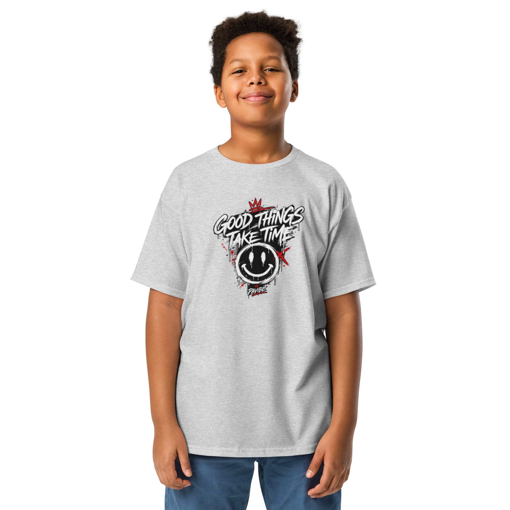 Kids Graphic T-Shirt | Pavibe Good Things Take Time - Image 75