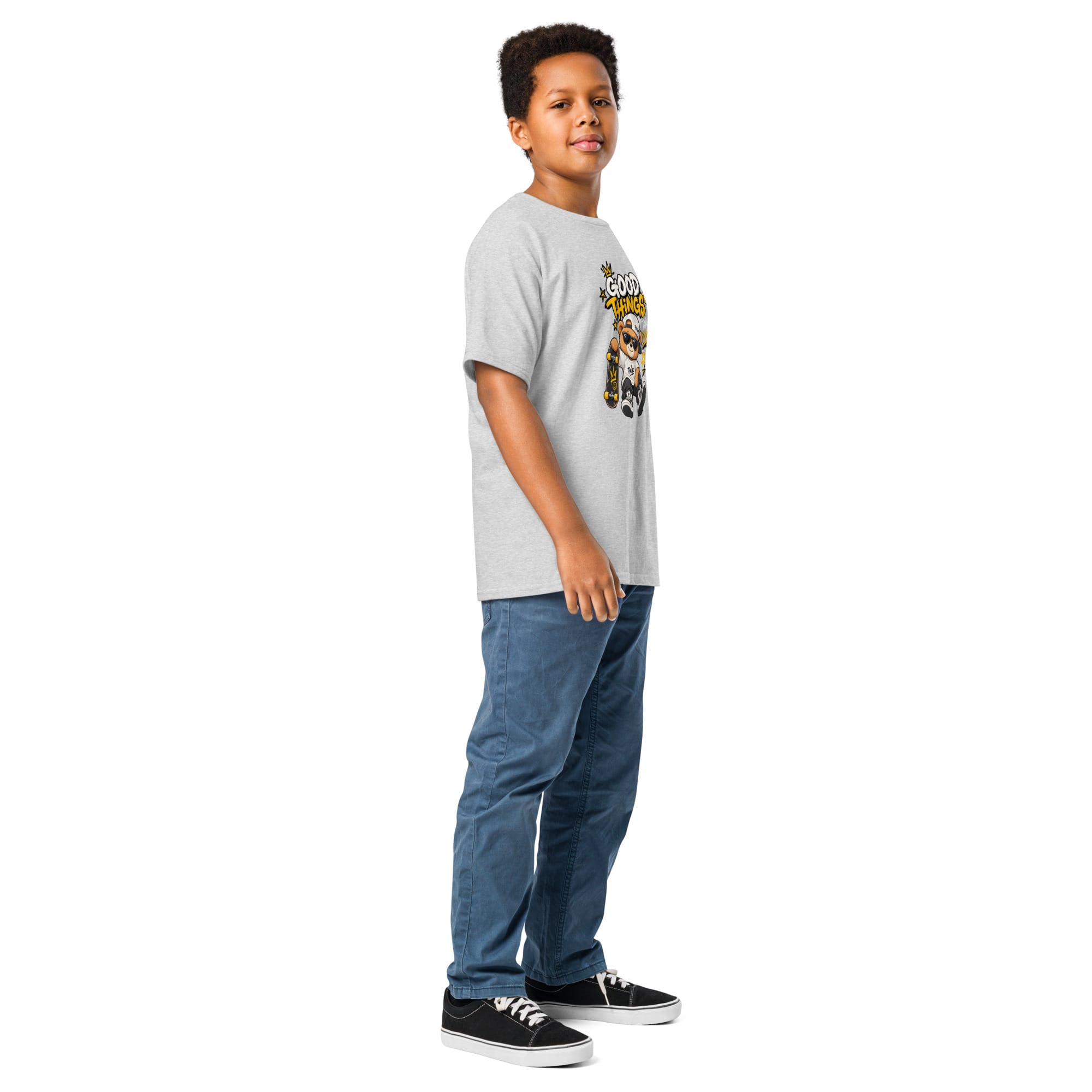 Kids Graphic T-Shirt | Pavibe Good Things Take Time - Image 44