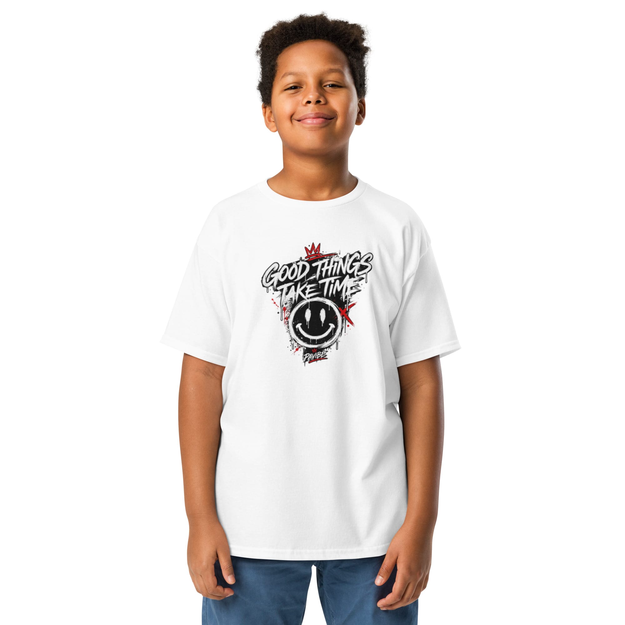 Kids Graphic T-Shirt | Pavibe Good Things Take Time - Image 84