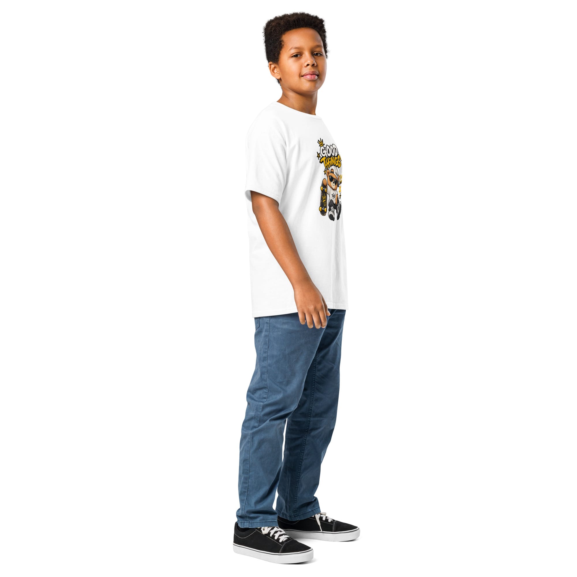 Kids Graphic T-Shirt | Pavibe Good Things Take Time - Image 26