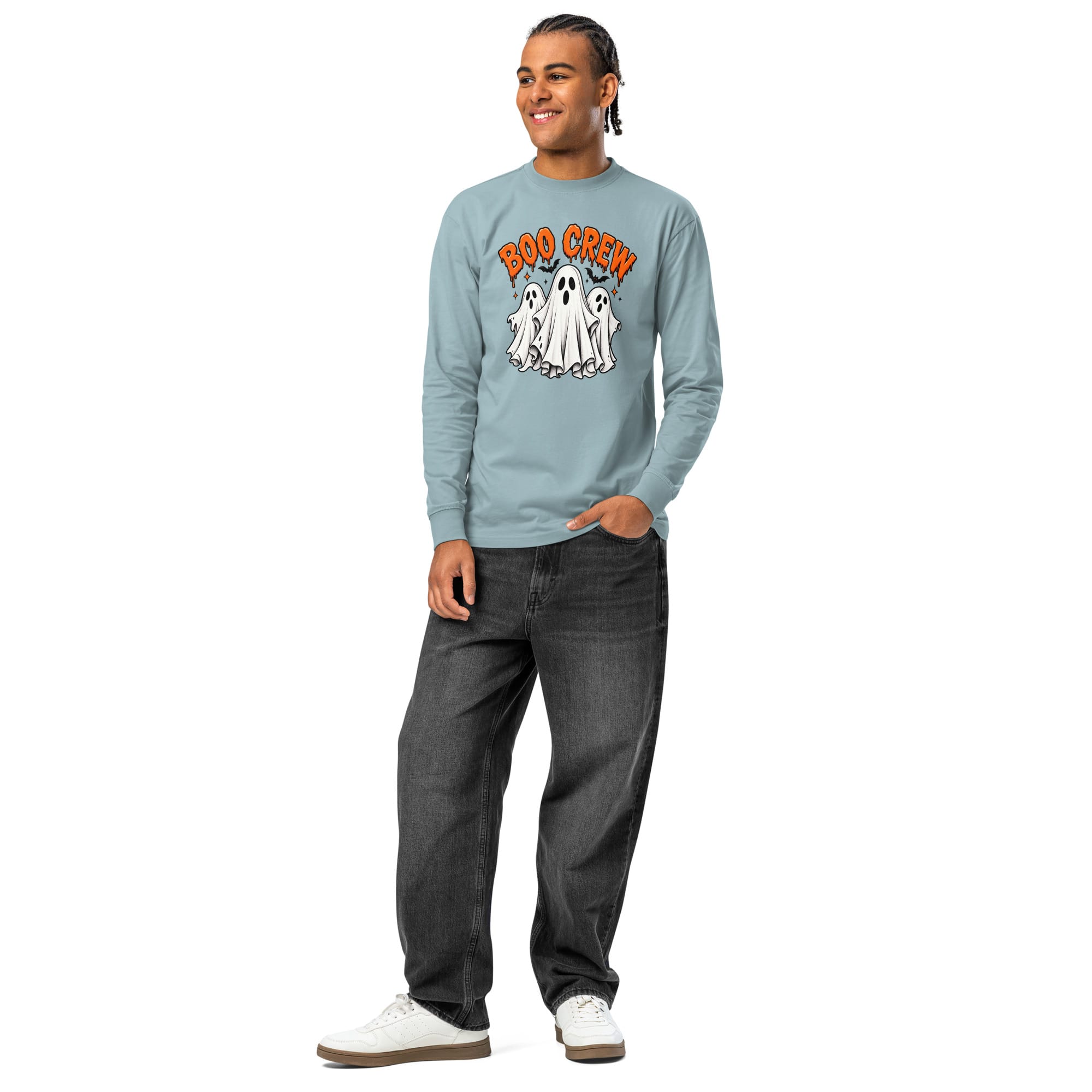 Men's heavyweight long sleeve t-shirt - Image 8