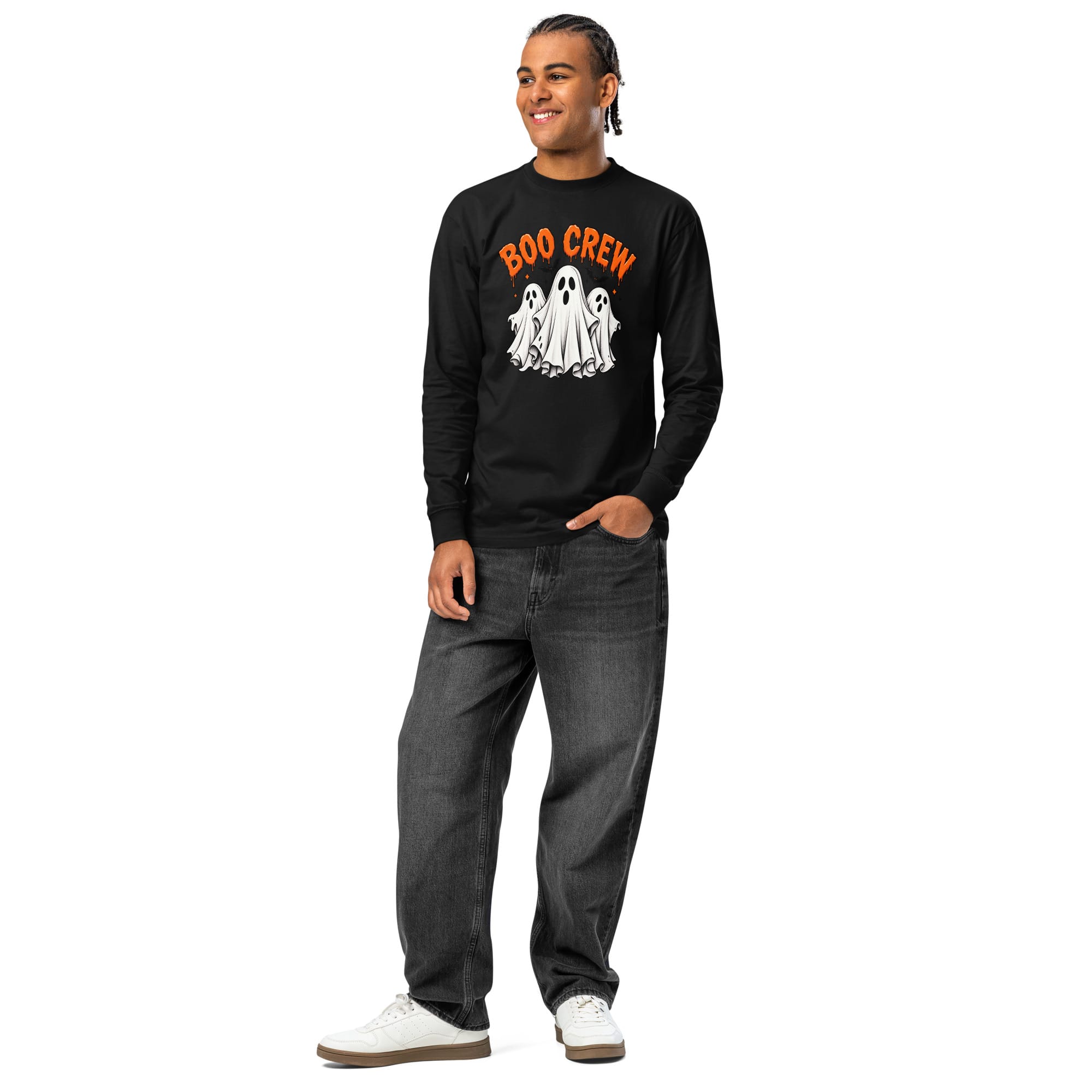 Men's heavyweight long sleeve t-shirt - Image 6