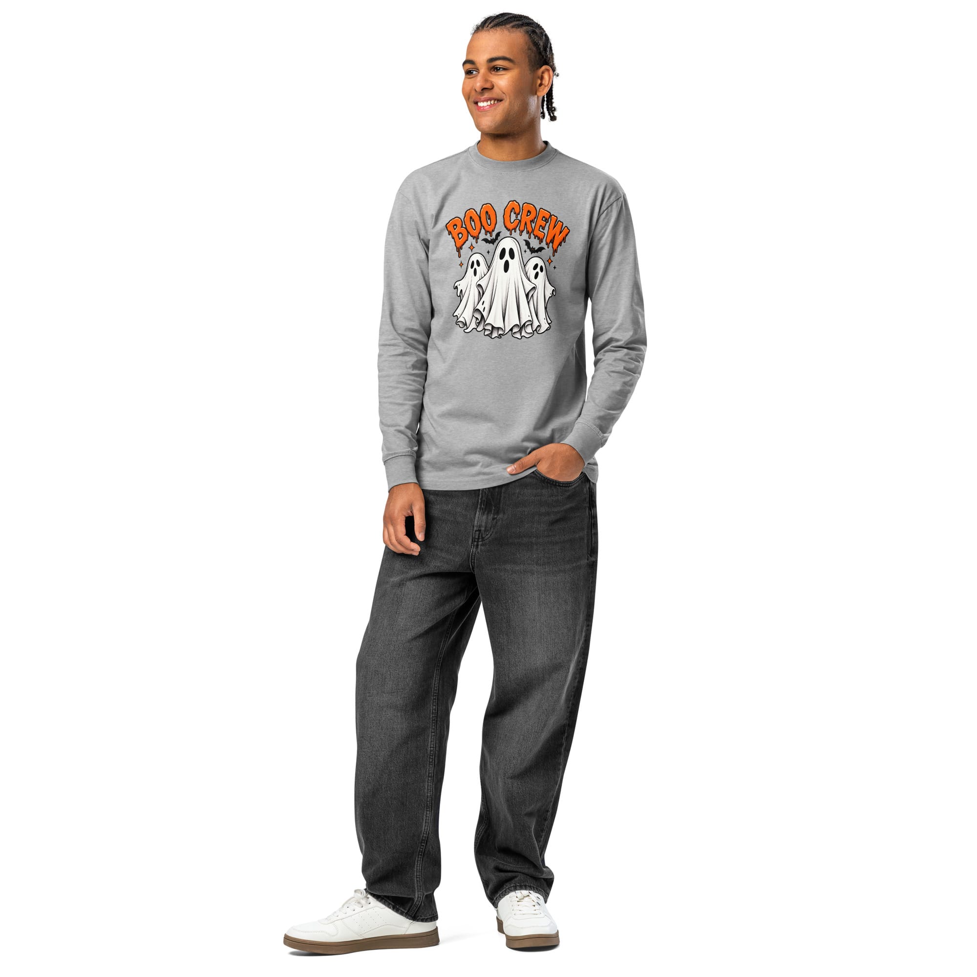 Men's heavyweight long sleeve t-shirt - Image 9