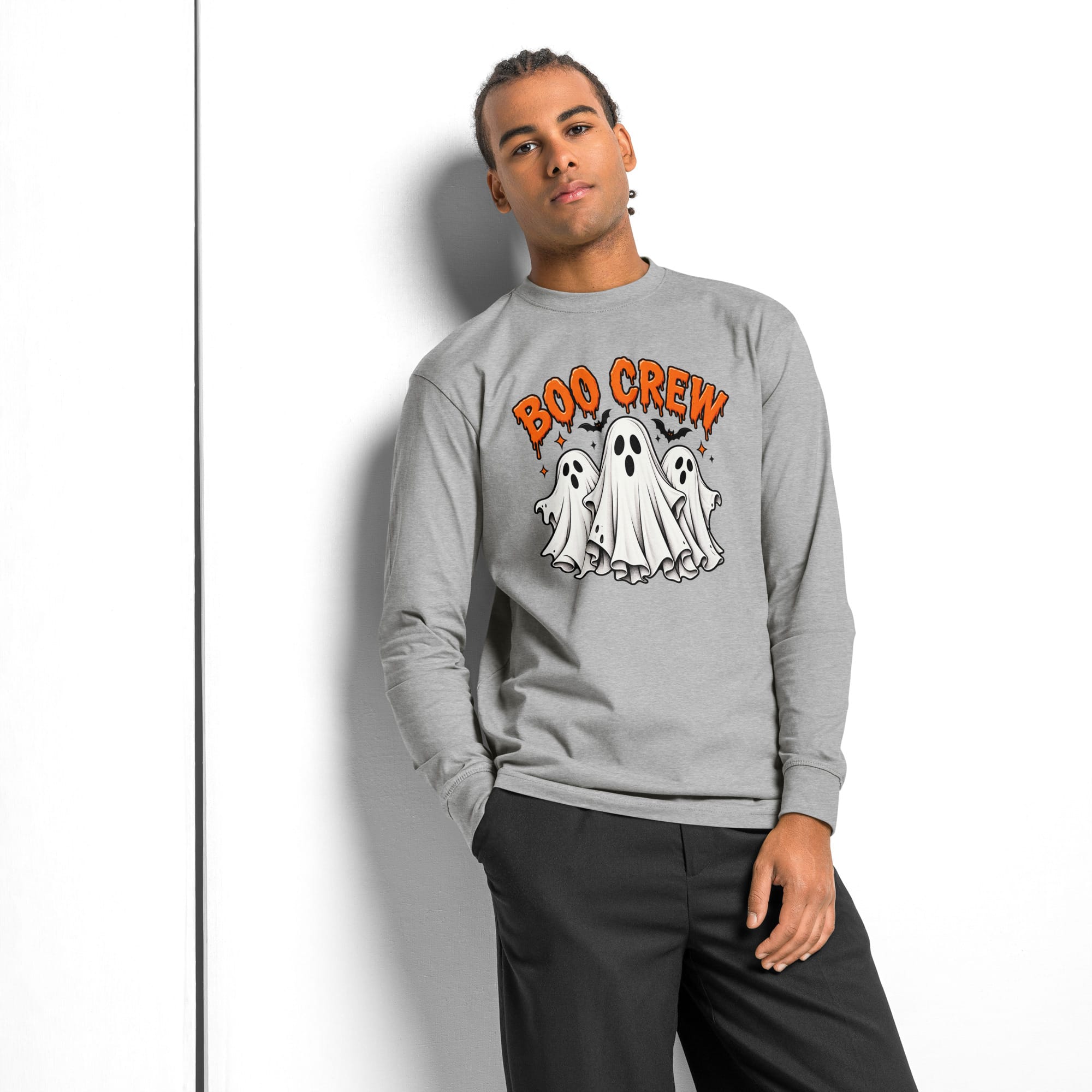 Men's heavyweight long sleeve t-shirt - Image 4