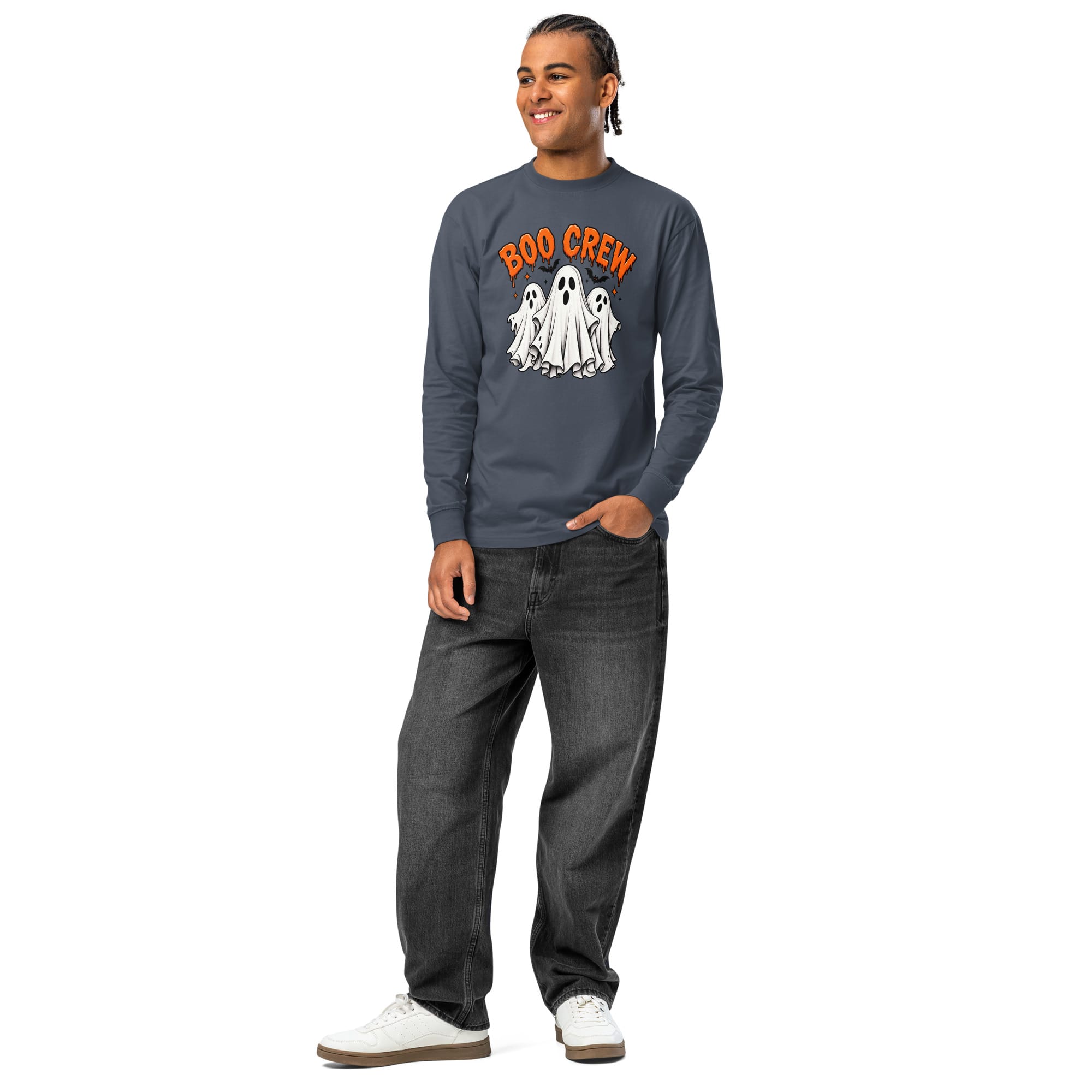 Men's heavyweight long sleeve t-shirt - Image 7