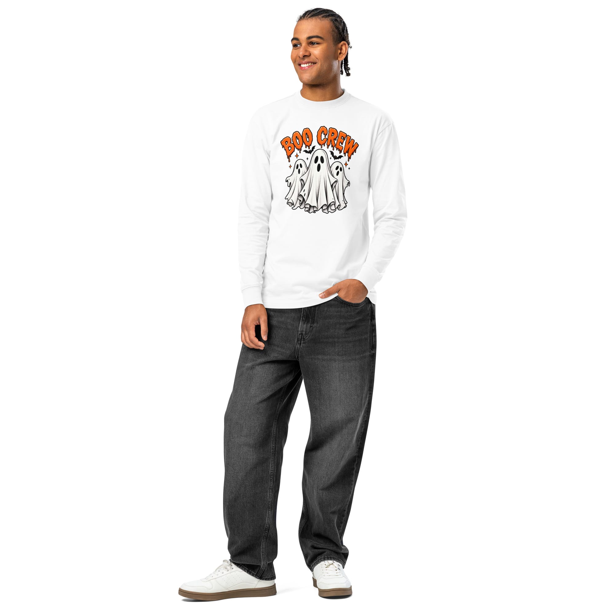 Men's heavyweight long sleeve t-shirt - Image 10