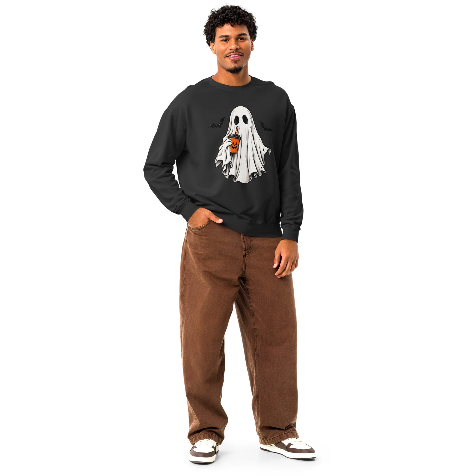 Ghost Halloween Sweatshirt | Spooky Crewneck | Pavibe - Image 54