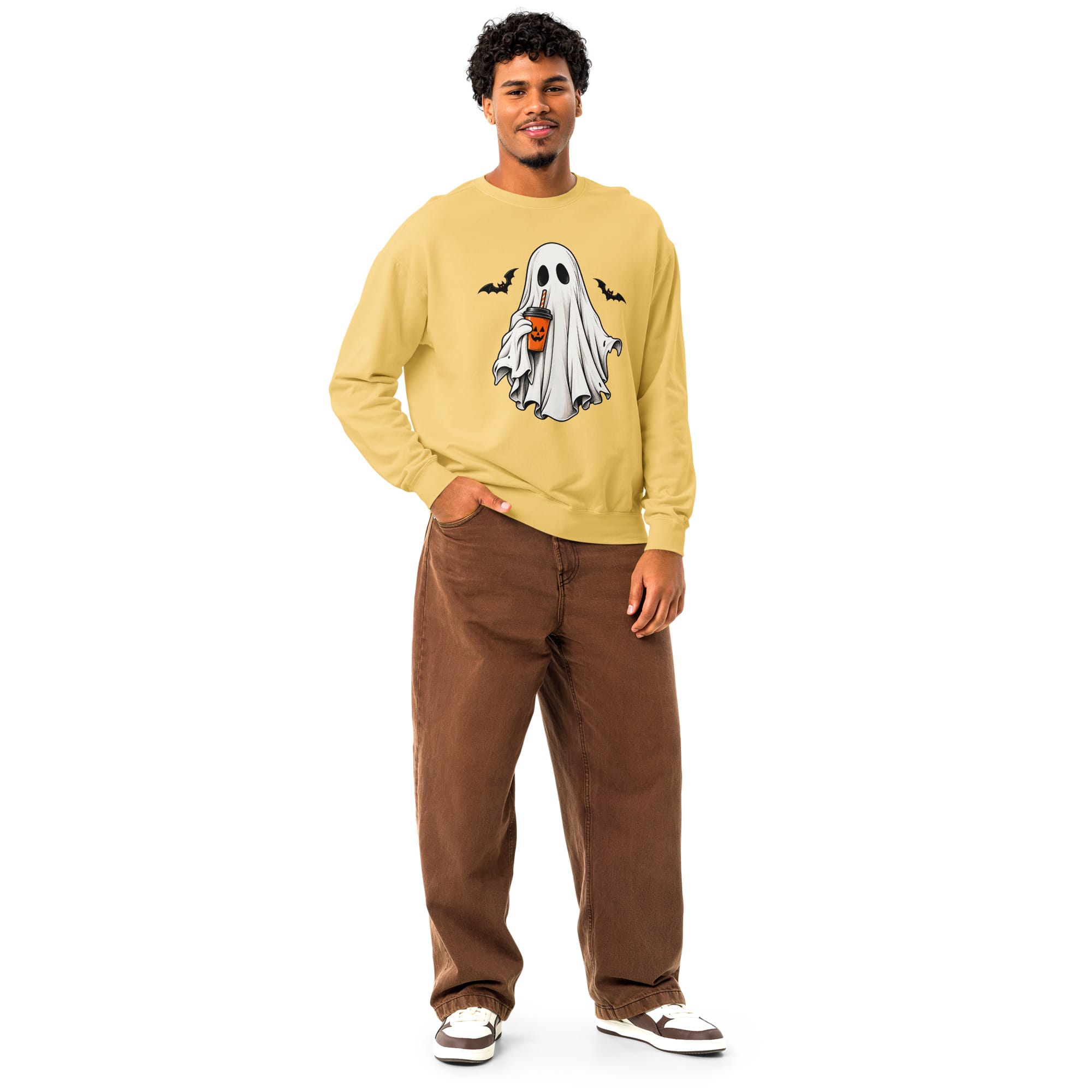 Ghost Halloween Sweatshirt | Spooky Crewneck | Pavibe - Image 53