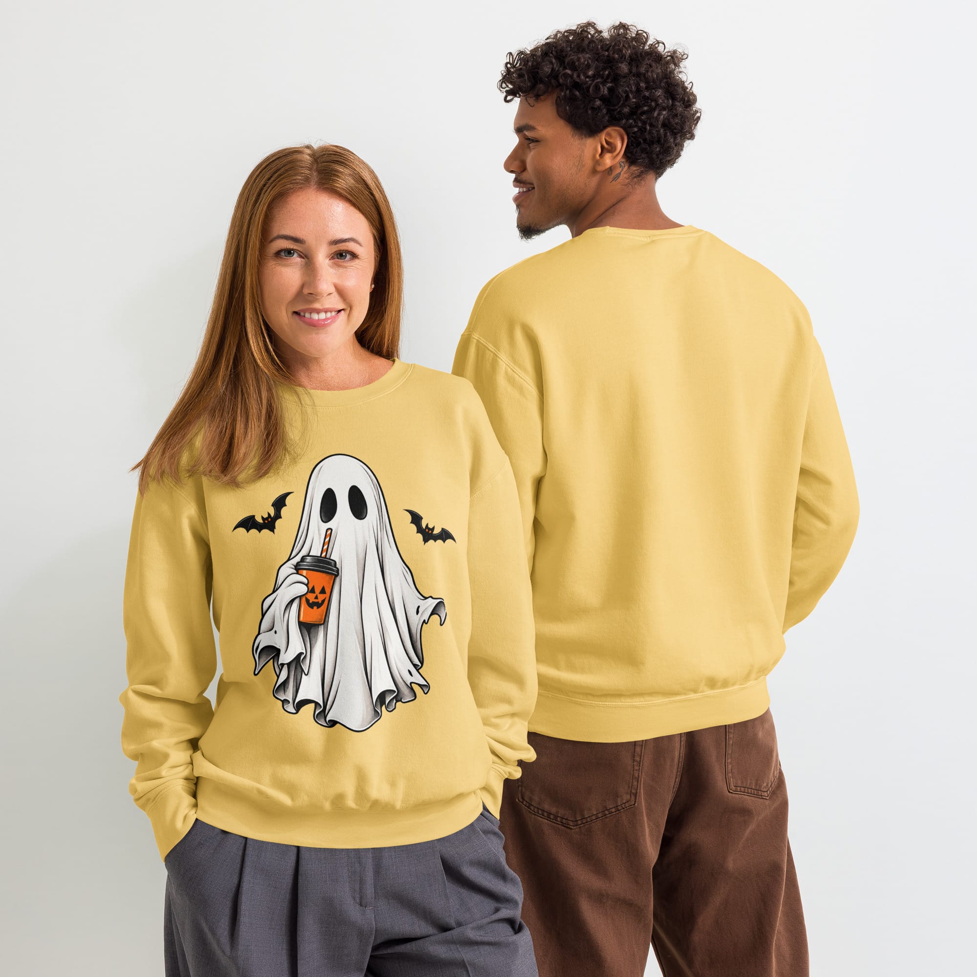 Ghost Halloween Sweatshirt | Spooky Crewneck | Pavibe - Image 48