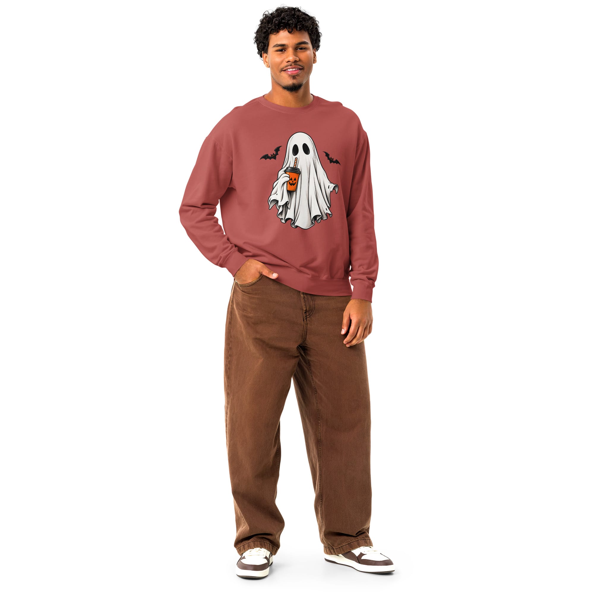 Ghost Halloween Sweatshirt | Spooky Crewneck | Pavibe - Image 57