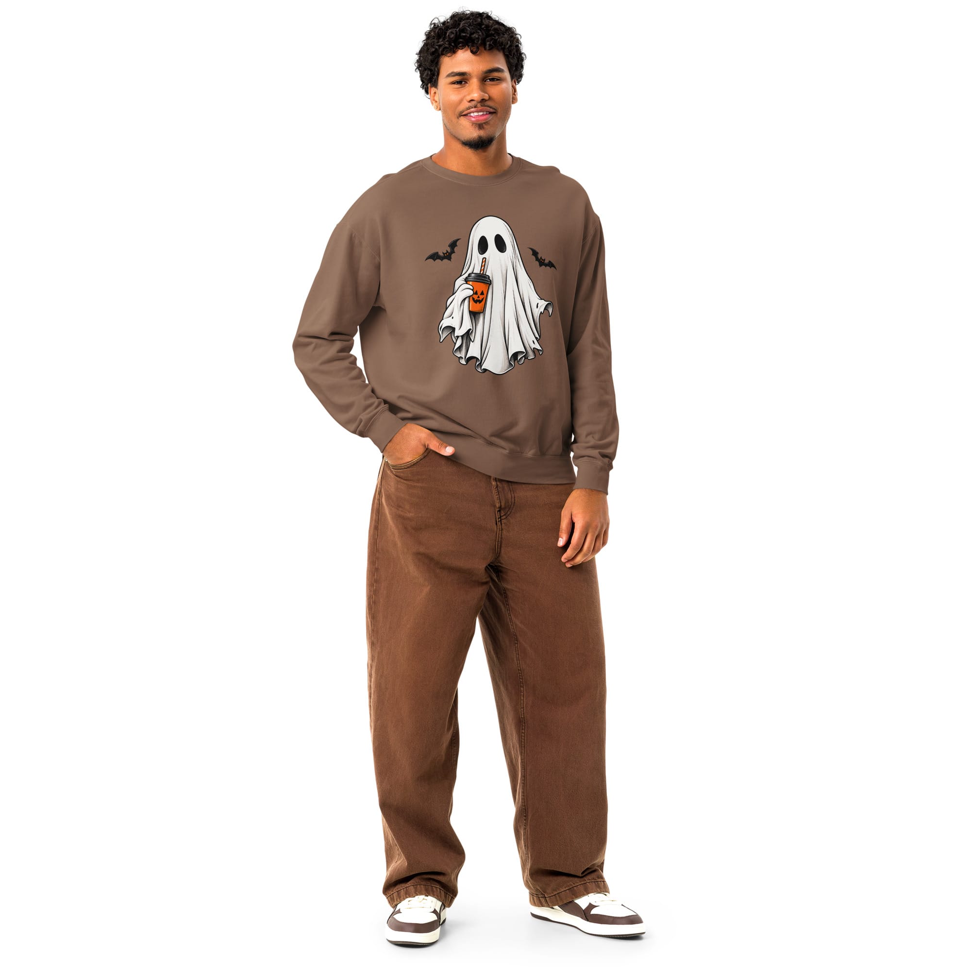 Ghost Halloween Sweatshirt | Spooky Crewneck | Pavibe - Image 51