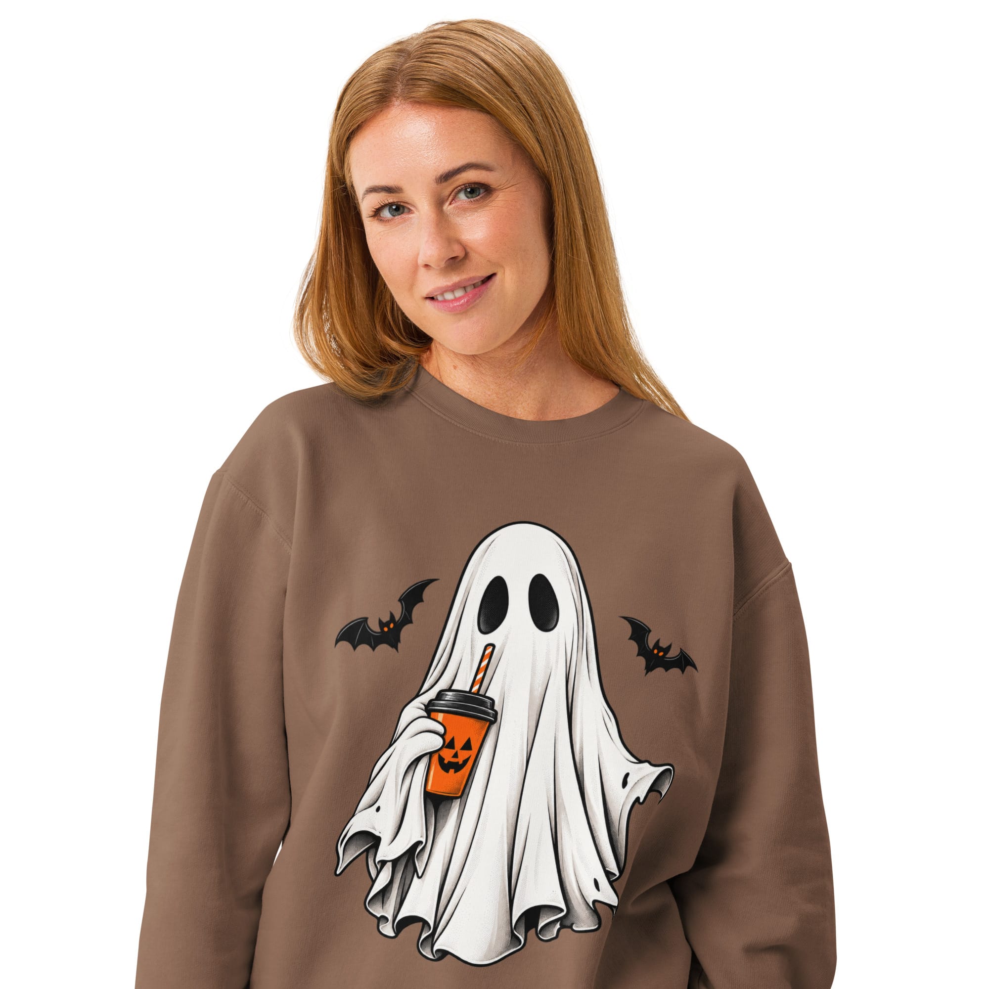 Ghost Halloween Sweatshirt | Spooky Crewneck | Pavibe - Image 61