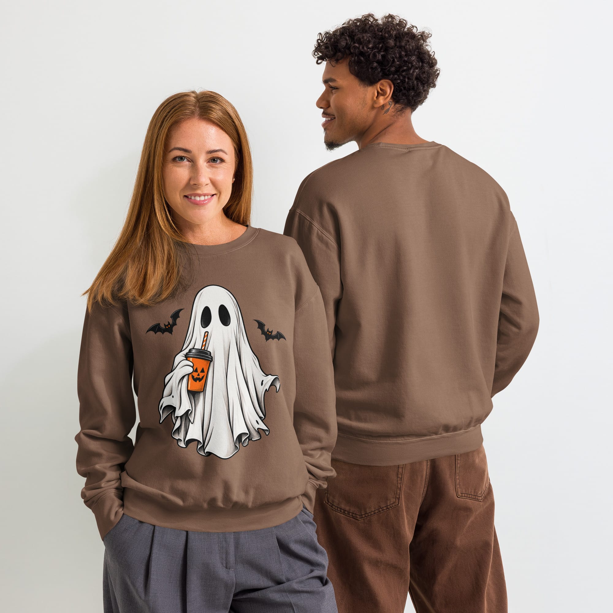 Ghost Halloween Sweatshirt | Spooky Crewneck | Pavibe - Image 45