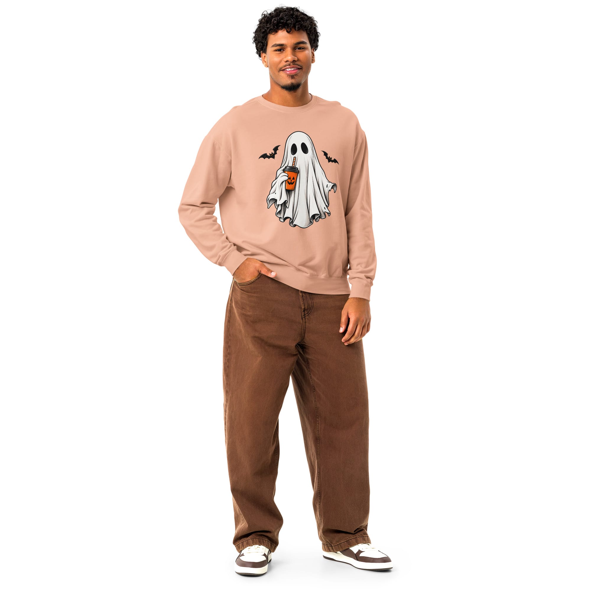 Ghost Halloween Sweatshirt | Spooky Crewneck | Pavibe - Image 56