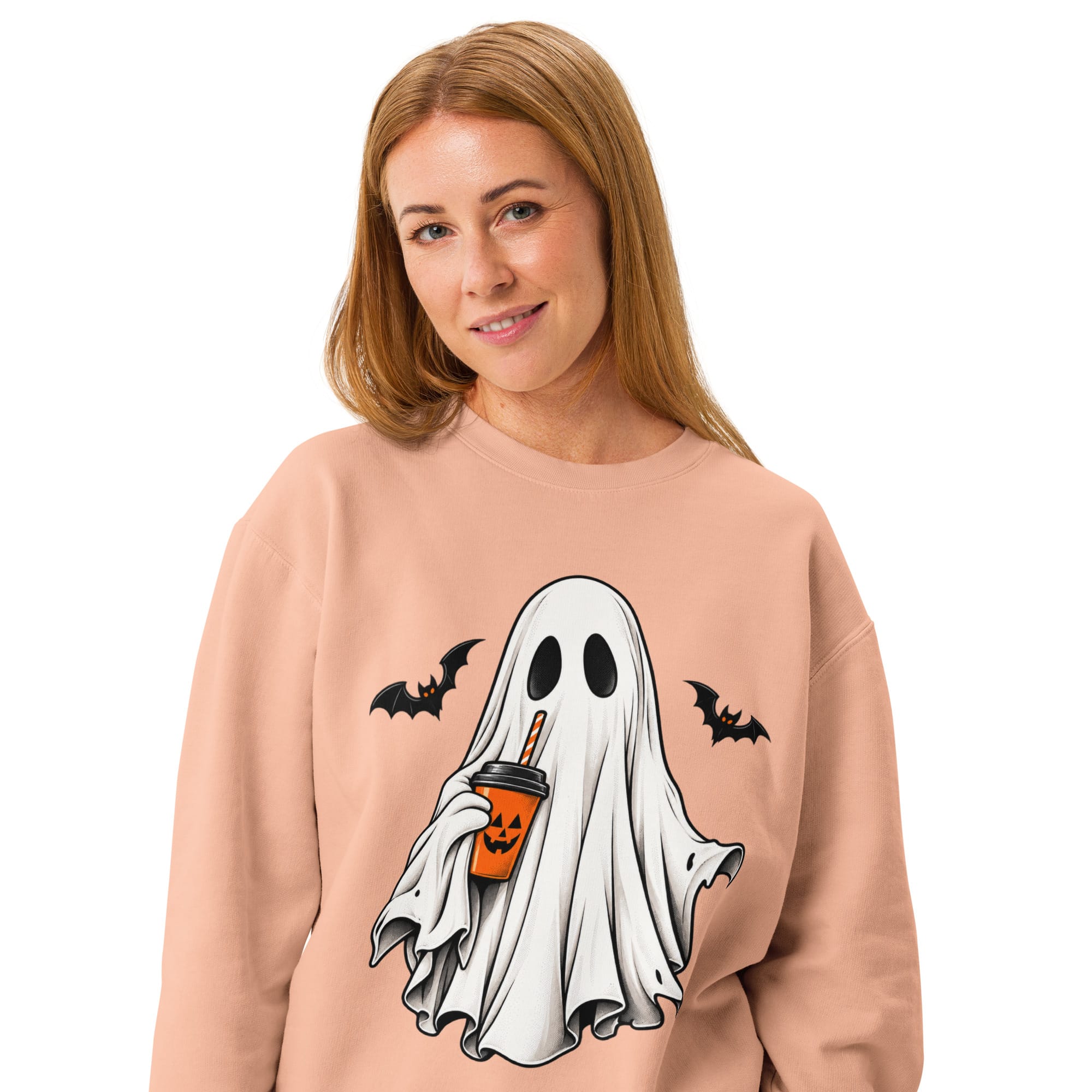 Ghost Halloween Sweatshirt | Spooky Crewneck | Pavibe - Image 63