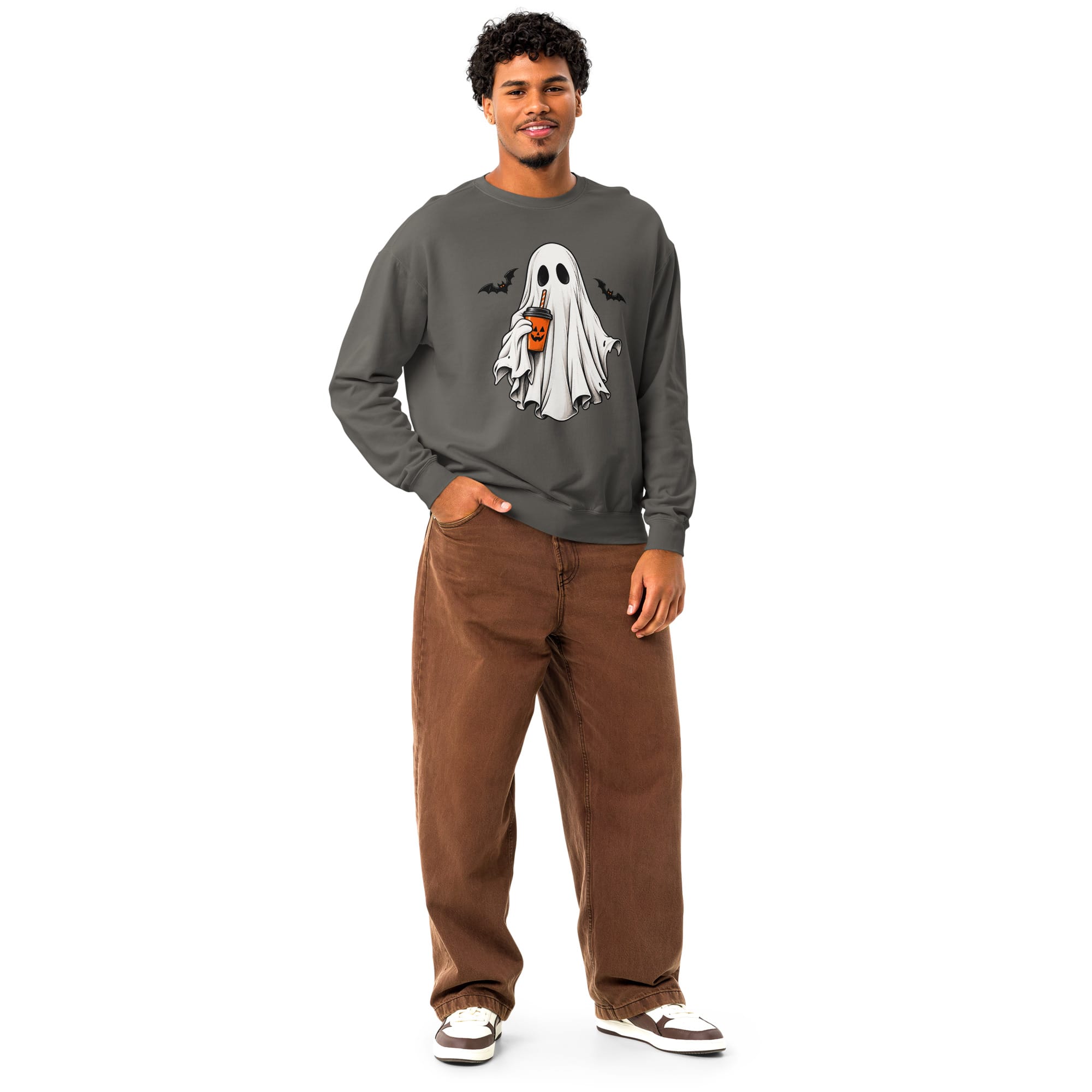 Ghost Halloween Sweatshirt | Spooky Crewneck | Pavibe - Image 52