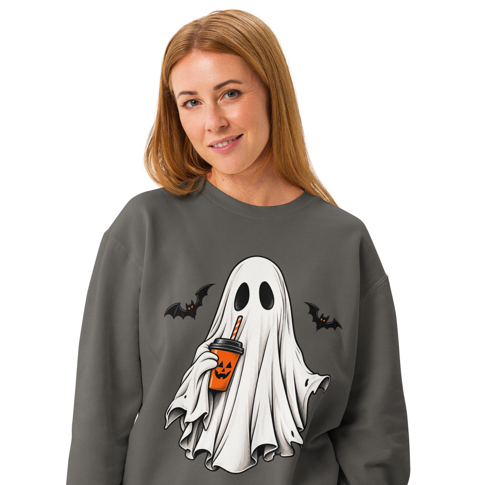 Ghost Halloween Sweatshirt | Spooky Crewneck | Pavibe - Image 62