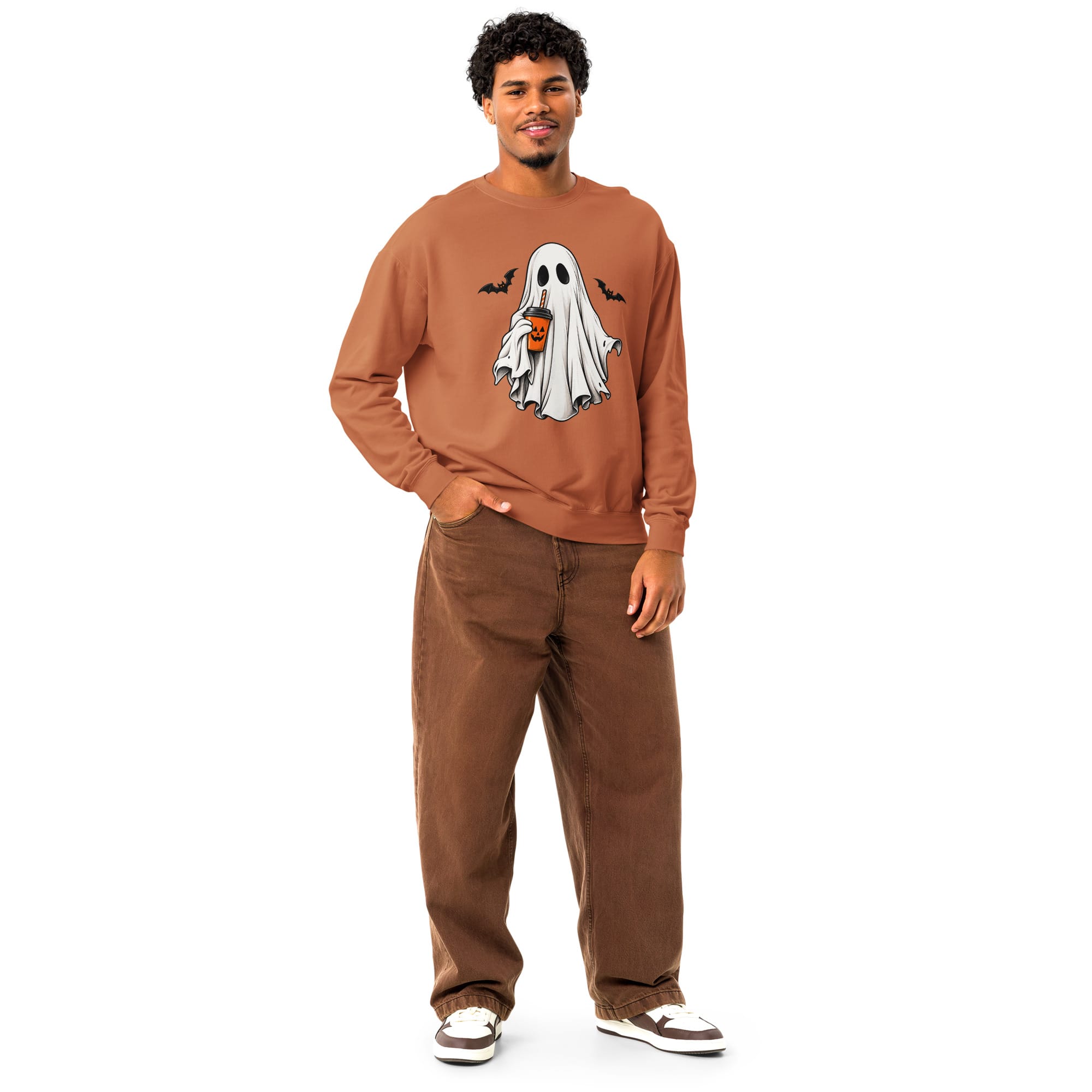 Ghost Halloween Sweatshirt | Spooky Crewneck | Pavibe - Image 60