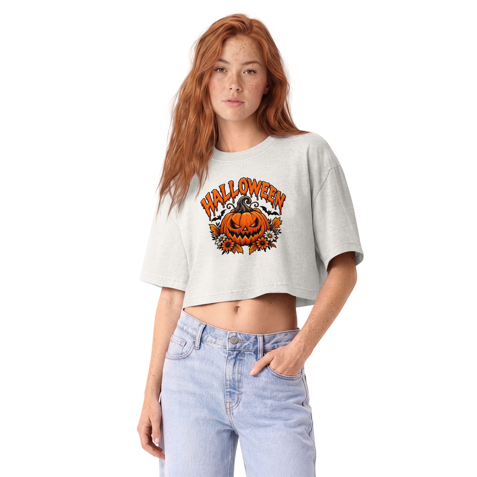 Women’s garment dye cropped tee - Image 8